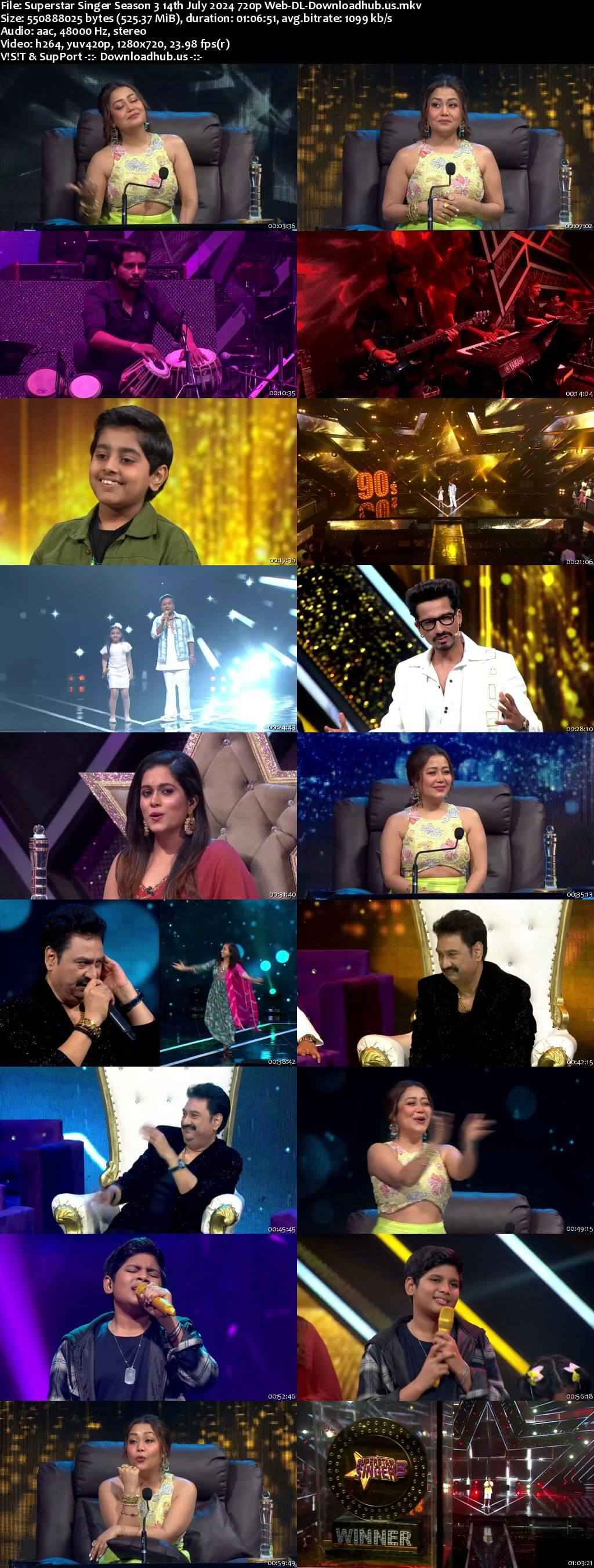 Superstar Singer Season 3 14 July 2024 Episode 36 Web-DL 720p 480p Superstar Singer Season 3 14 July 2024 Episode 36 Web-DL 720p 480p