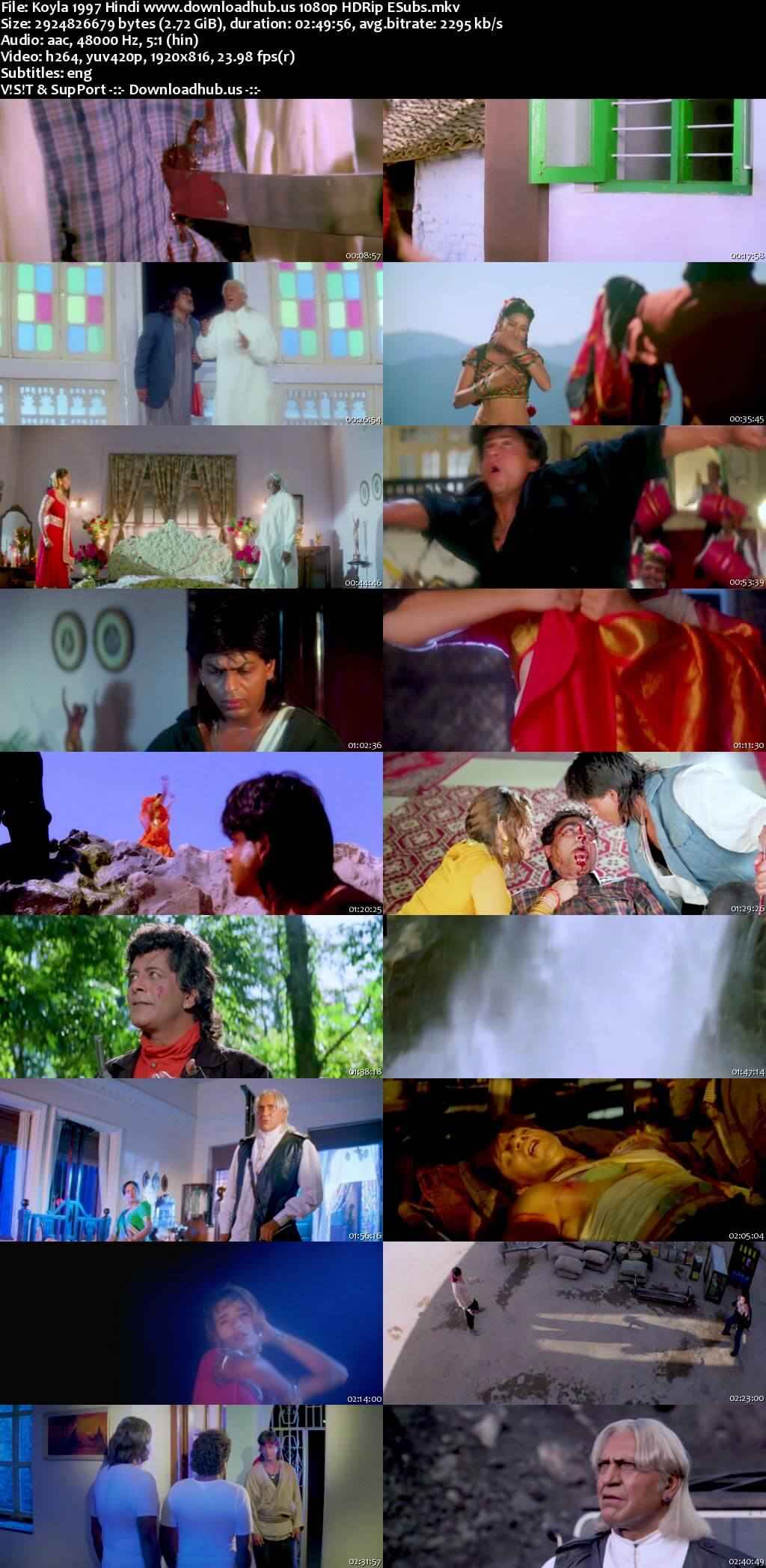 Koyla 1997 Hindi Movie DD5.1 1080p 720p 480p HDRip ESubs x264 HEVC Koyla 1997 Hindi Movie DD5.1 1080p 720p 480p HDRip ESubs x264 HEVC