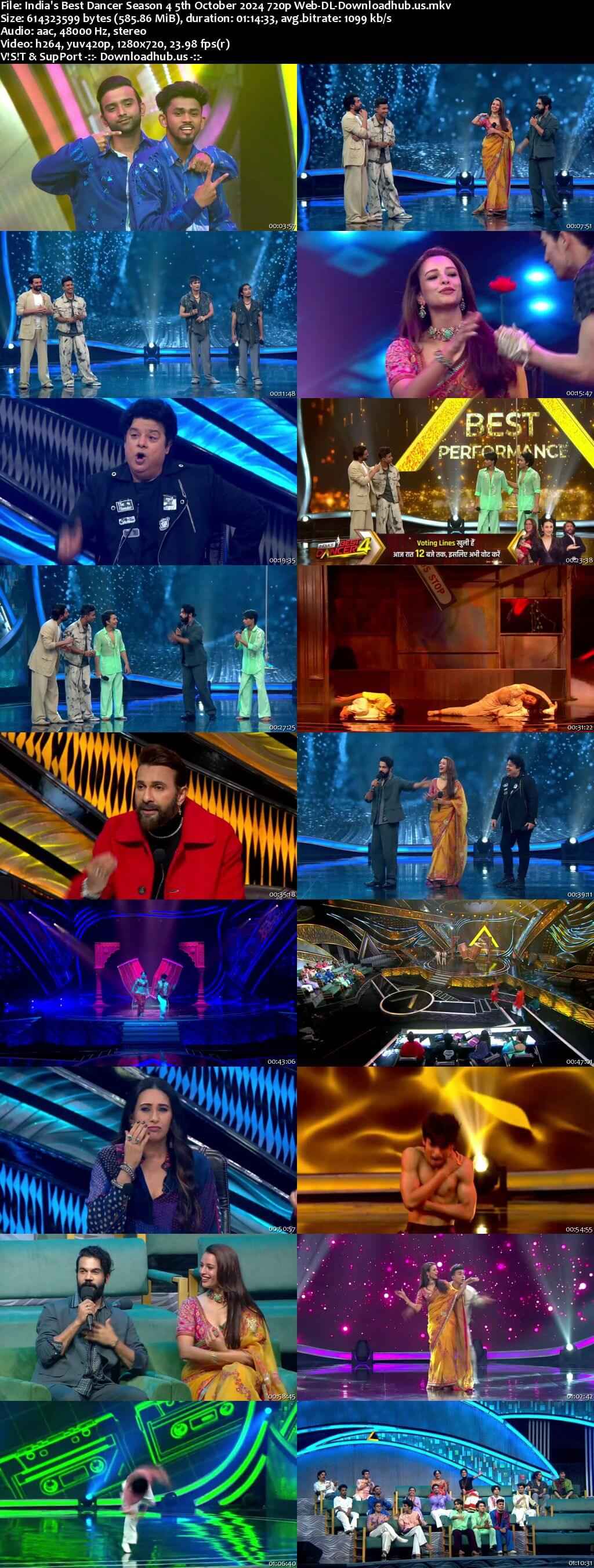 India's Best Dancer Season 4 5 October 2024 Episode 25 Web-DL 720p 480p India's Best Dancer Season 4 5 October 2024 Episode 25 Web-DL 720p 480p