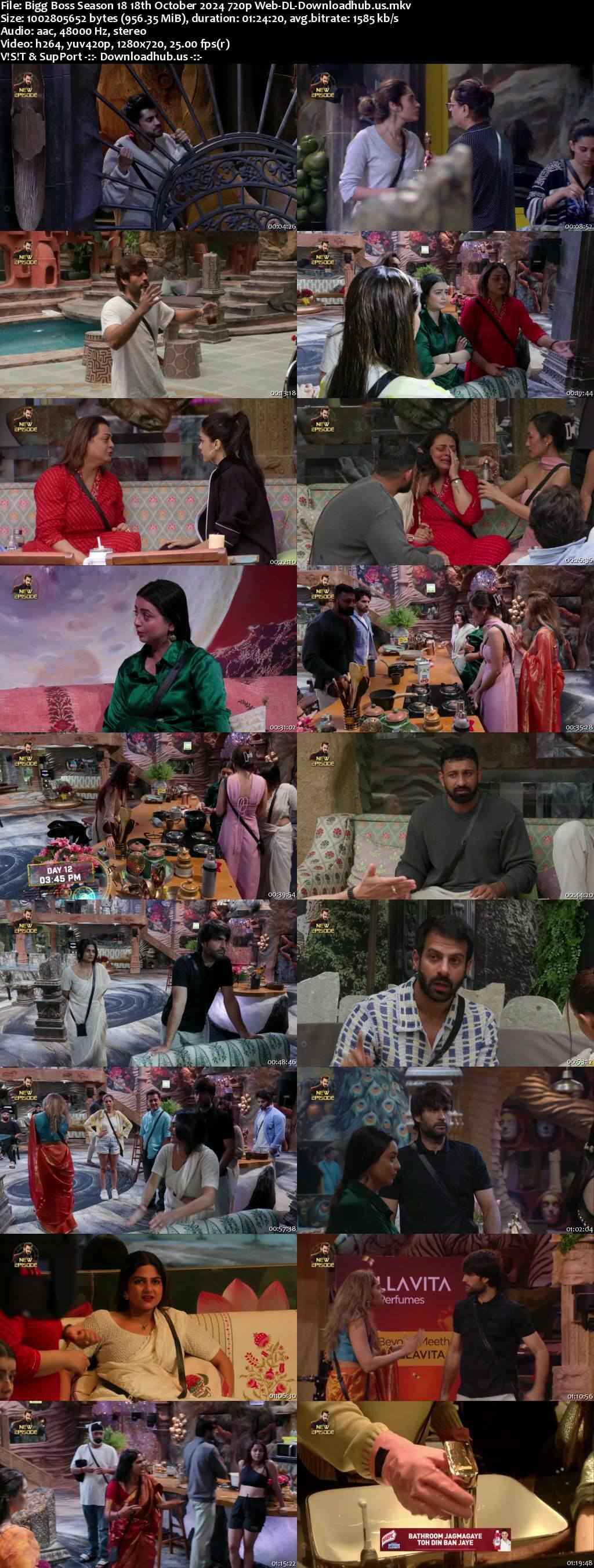 Bigg Boss Season 18 18 October 2024 Episode 13 Web-DL 720p 480p Bigg Boss Season 18 18 October 2024 Episode 13 Web-DL 720p 480p