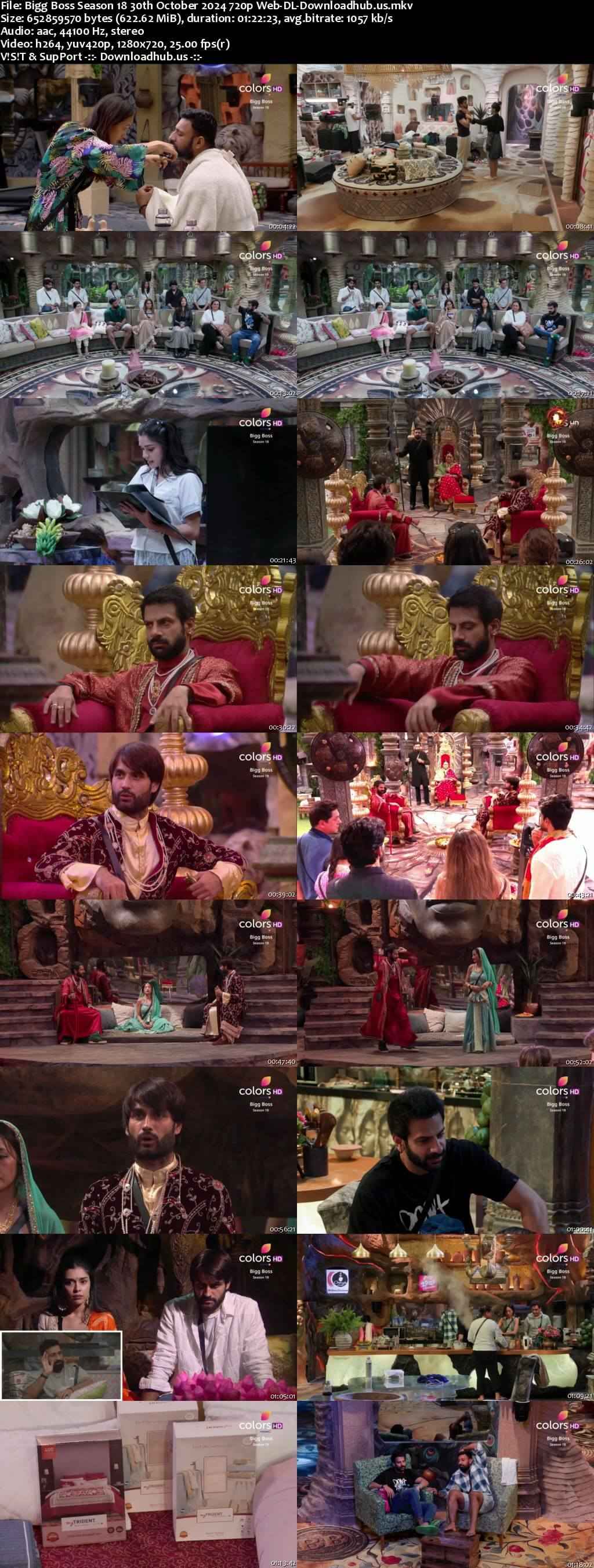 Bigg Boss Season 18 30 October 2024 Episode 25 Web-DL 720p 480p