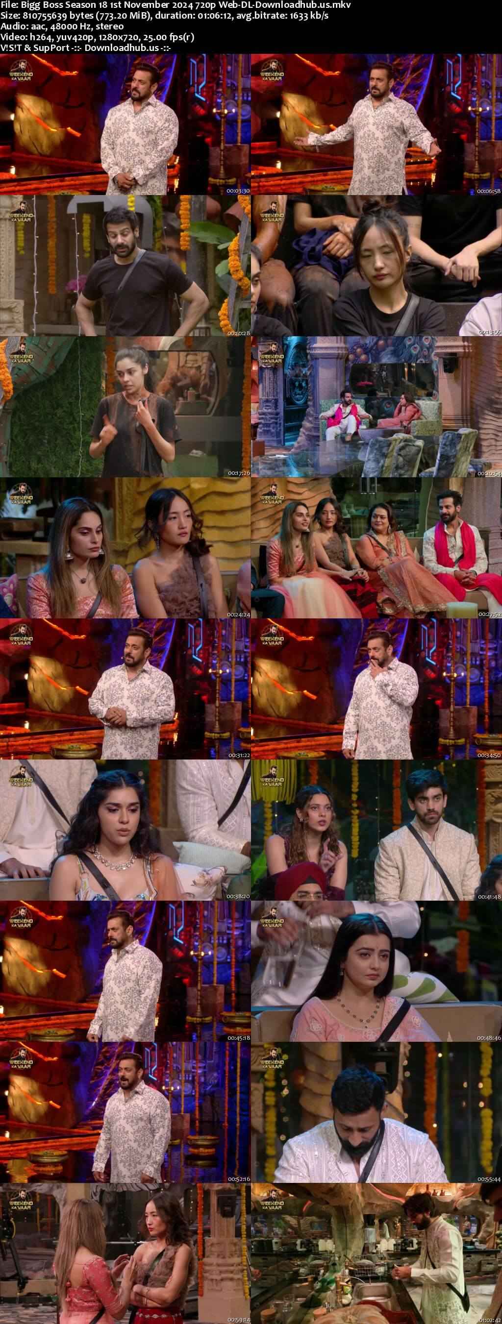 Bigg Boss Season 18 1 November 2024 Episode 27 Web-DL 720p 480p