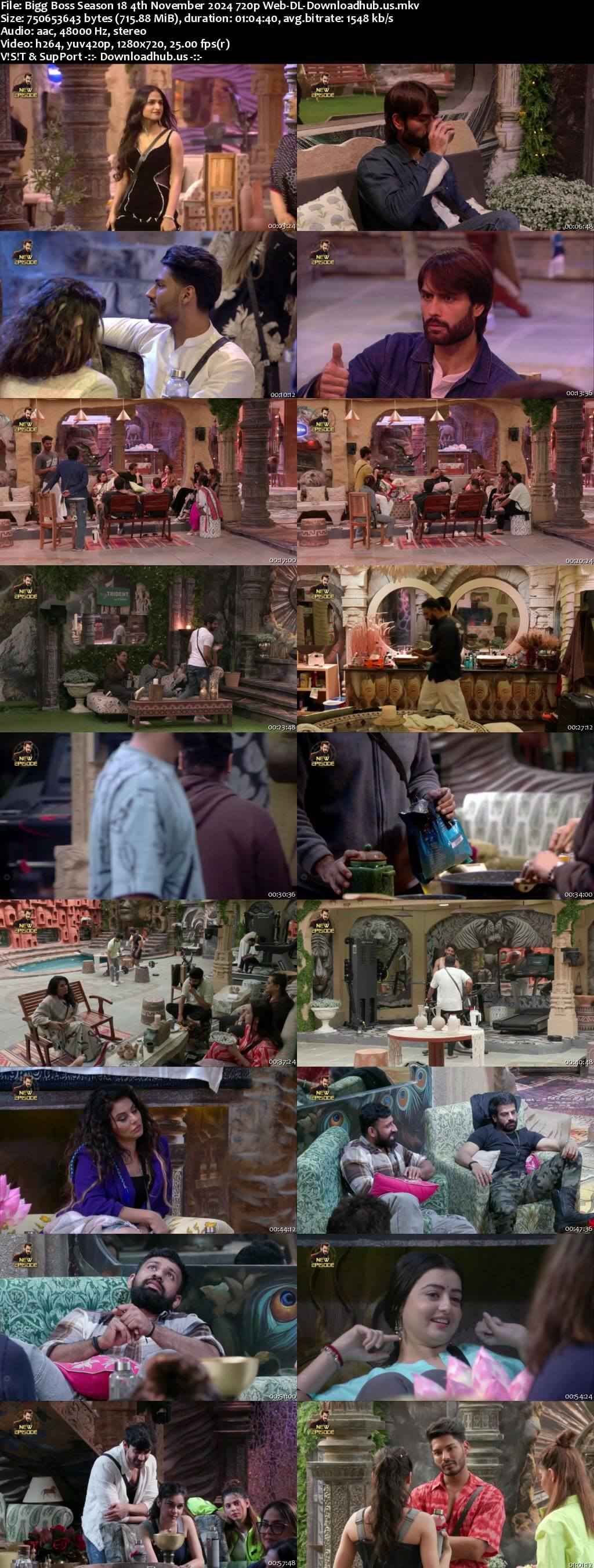 Bigg Boss Season 18 4 November 2024 Episode 30 Web-DL 720p 480p