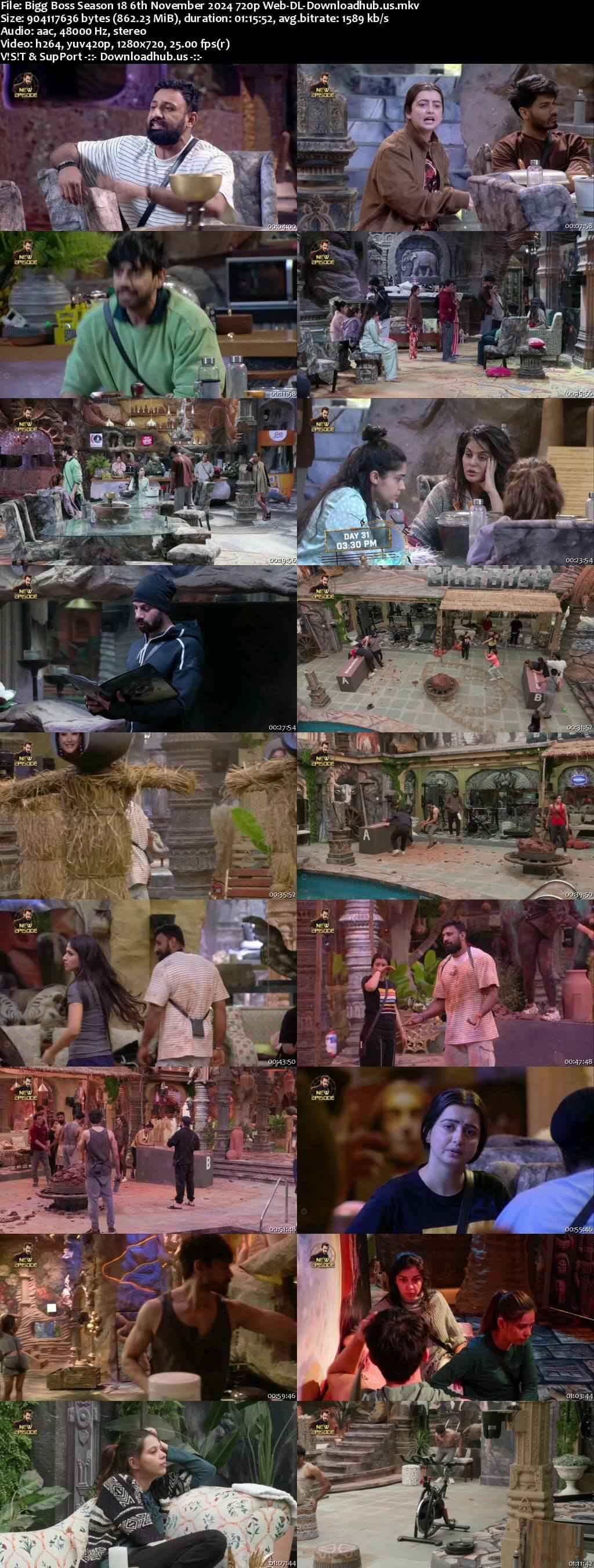 Bigg Boss Season 18 6 November 2024 Episode 32 Web-DL 720p 480p