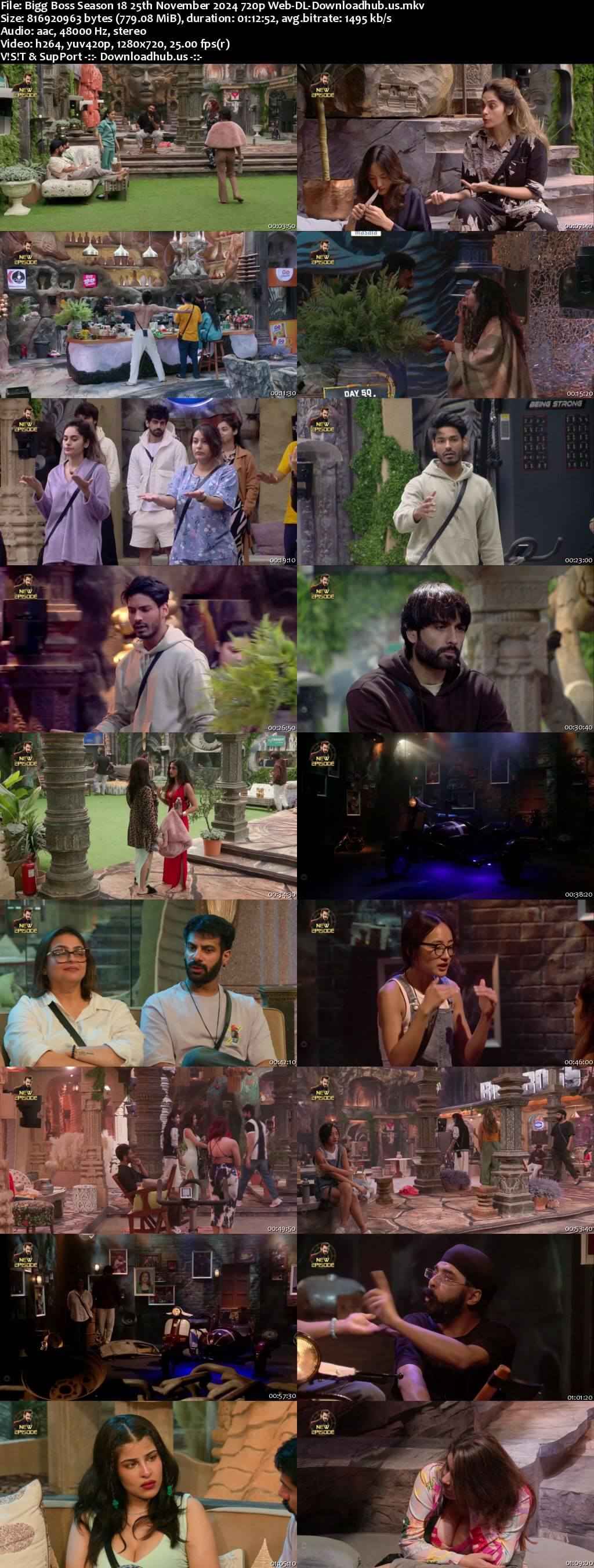 Bigg Boss Season 18 25 November 2024 Episode 51 Web-DL 720p 480p Bigg Boss Season 18 25 November 2024 Episode 51 Web-DL 720p 480p