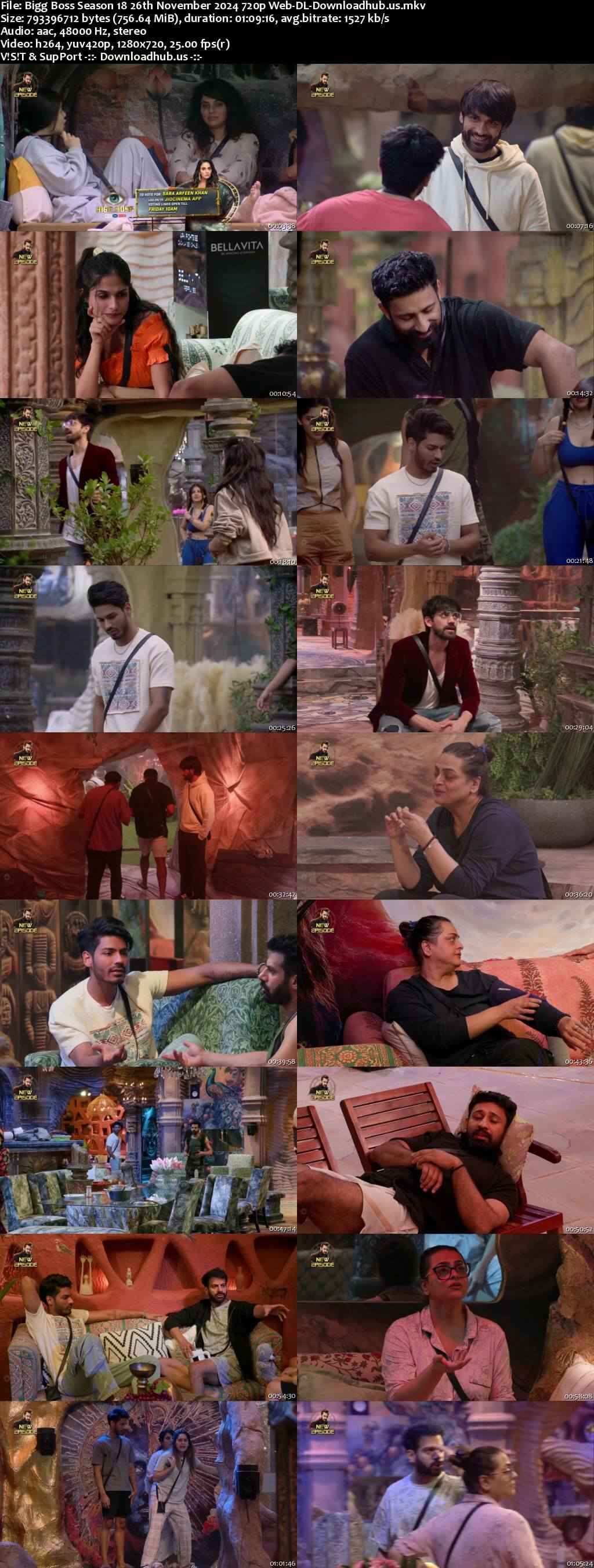 Bigg Boss Season 18 26 November 2024 Episode 52 Web-DL 720p 480p Bigg Boss Season 18 26 November 2024 Episode 52 Web-DL 720p 480p