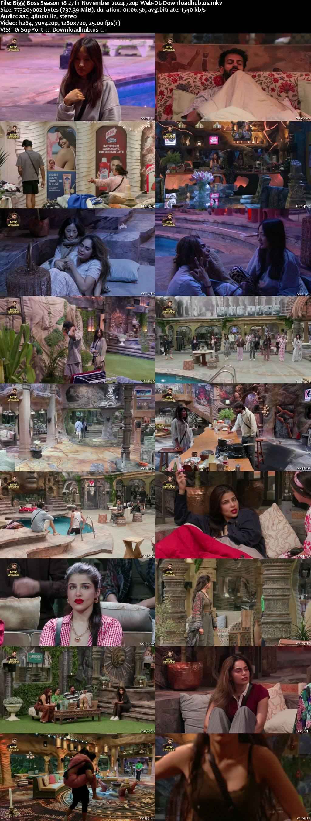Bigg Boss Season 18 27 November 2024 Episode 53 Web-DL 720p 480p Bigg Boss Season 18 27 November 2024 Episode 53 Web-DL 720p 480p
