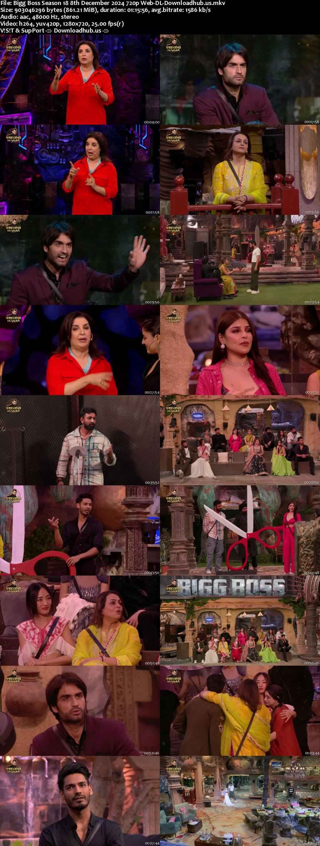Bigg Boss Season 18 8 December 2024 Episode 64 Web-DL 720p 480p Bigg Boss Season 18 8 December 2024 Episode 64 Web-DL 720p 480p