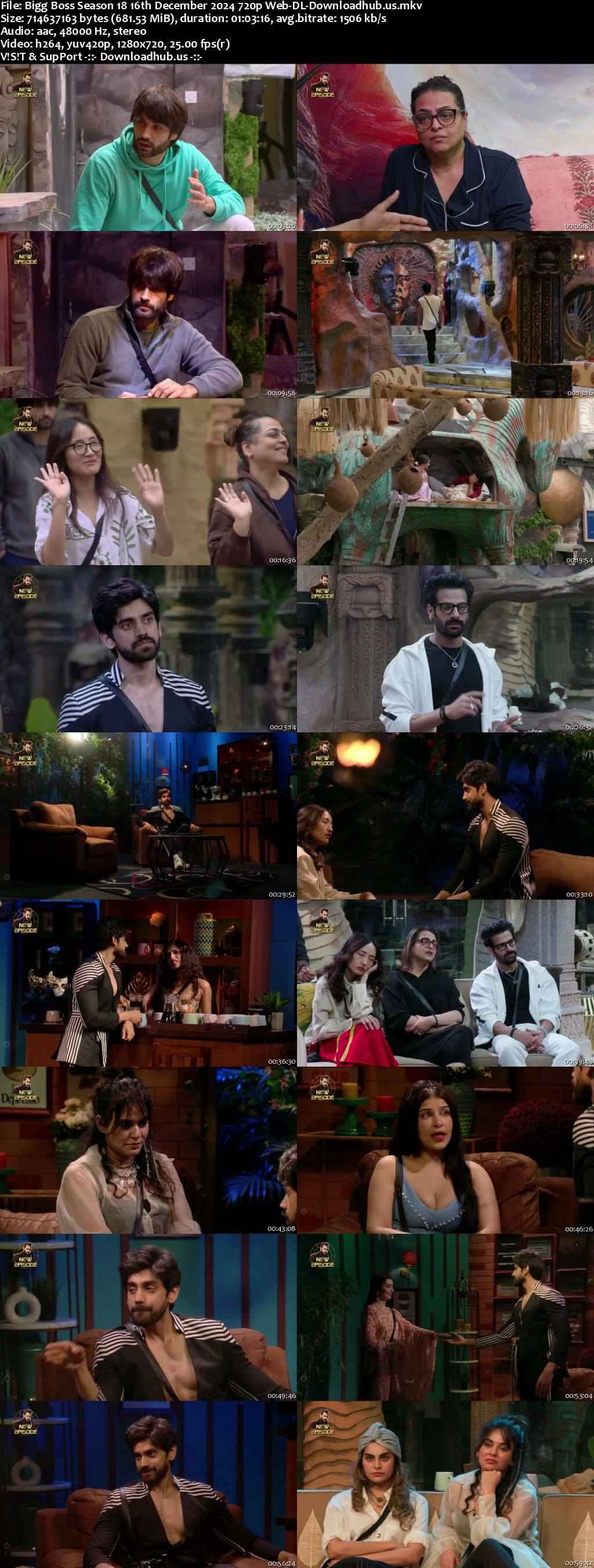 Bigg Boss Season 18 16 December 2024 Episode 72 Web-DL 720p 480p Bigg Boss Season 18 16 December 2024 Episode 72 Web-DL 720p 480p