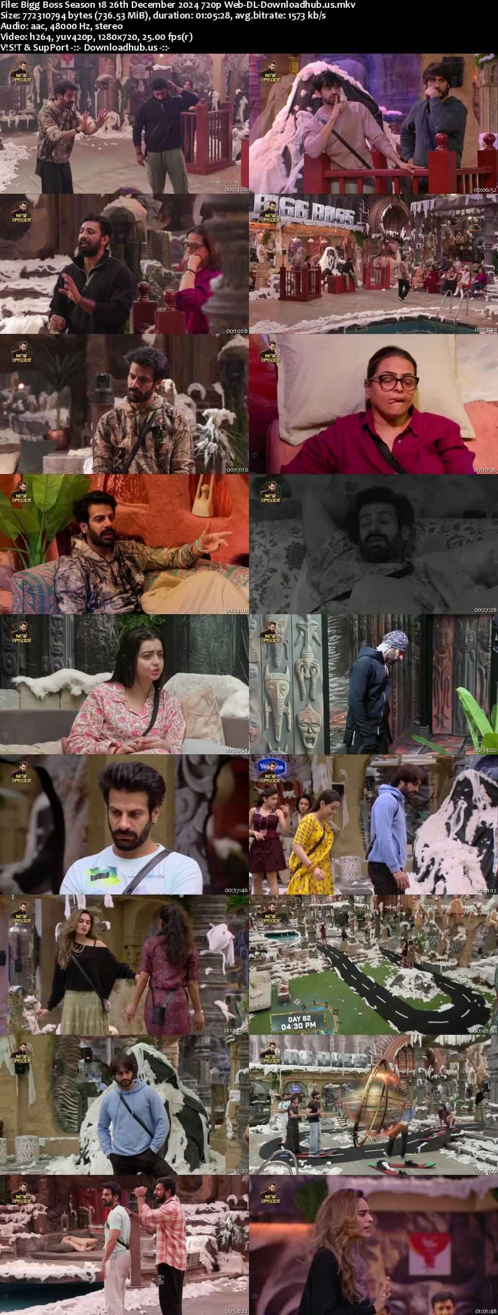 Bigg Boss Season 18 26 December 2024 Episode 82 Web-DL 720p 480p Bigg Boss Season 18 26 December 2024 Episode 82 Web-DL 720p 480p