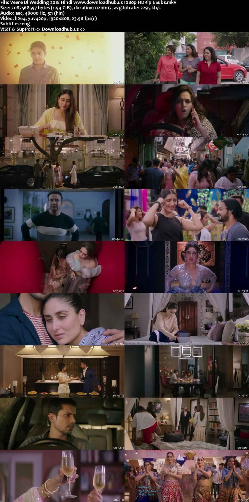 Veere Di Wedding 2018 Hindi Movie DD5.1 1080p 720p 480p HDRip ESubs x264 HEVC Veere Di Wedding 2018 Hindi Movie DD5.1 1080p 720p 480p HDRip ESubs x264 HEVC
