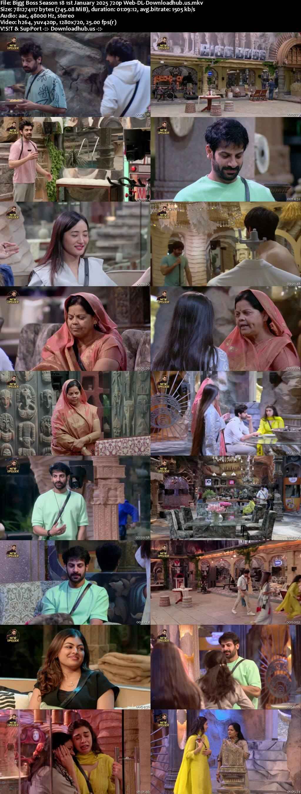 Bigg Boss Season 18 1 January 2025 Episode 88 Web-DL 720p 480p Bigg Boss Season 18 1 January 2025 Episode 88 Web-DL 720p 480p