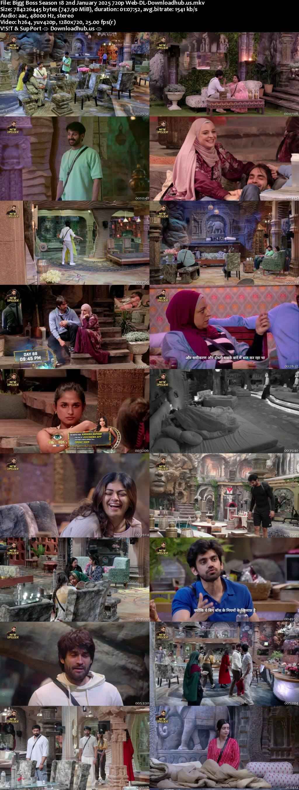Bigg Boss Season 18 2 January 2025 Episode 89 Web-DL 720p 480p Bigg Boss Season 18 2 January 2025 Episode 89 Web-DL 720p 480p