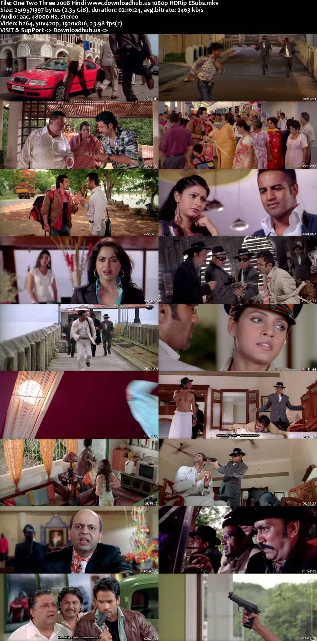 One Two Three 2008 Hindi Movie DD2.0 1080p 720p 480p HDRip ESubs x264 HEVC One Two Three 2008 Hindi Movie DD2.0 1080p 720p 480p HDRip ESubs x264 HEVC