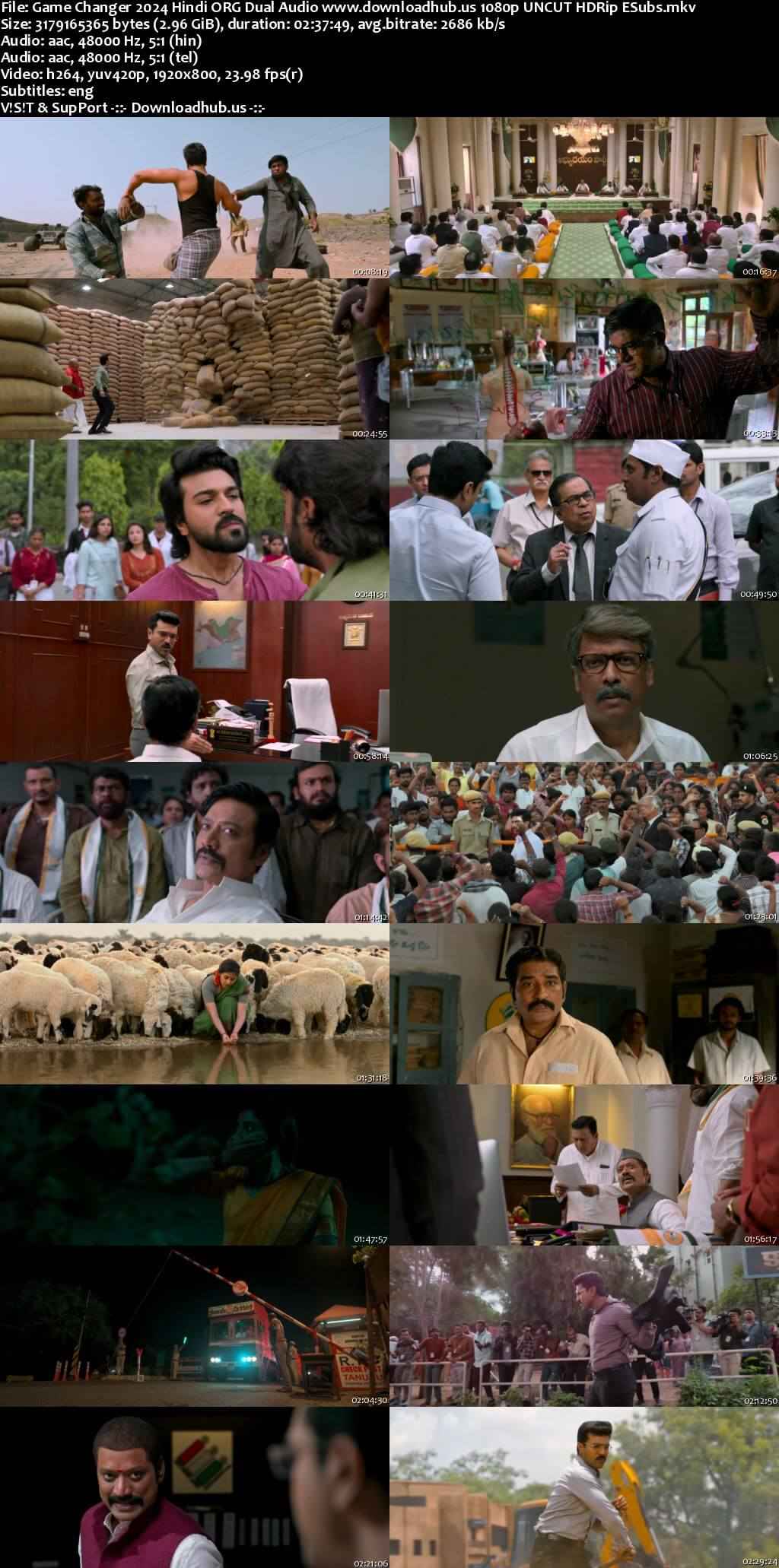 Game Changer 2025 Hindi ORG Dual Audio Movie DD5.1 4k 1080p 720p 480p UNCUT HDRip ESubs HEVC Game Changer 2025 Hindi ORG Dual Audio Movie DD5.1 4k 1080p 720p 480p UNCUT HDRip ESubs HEVC