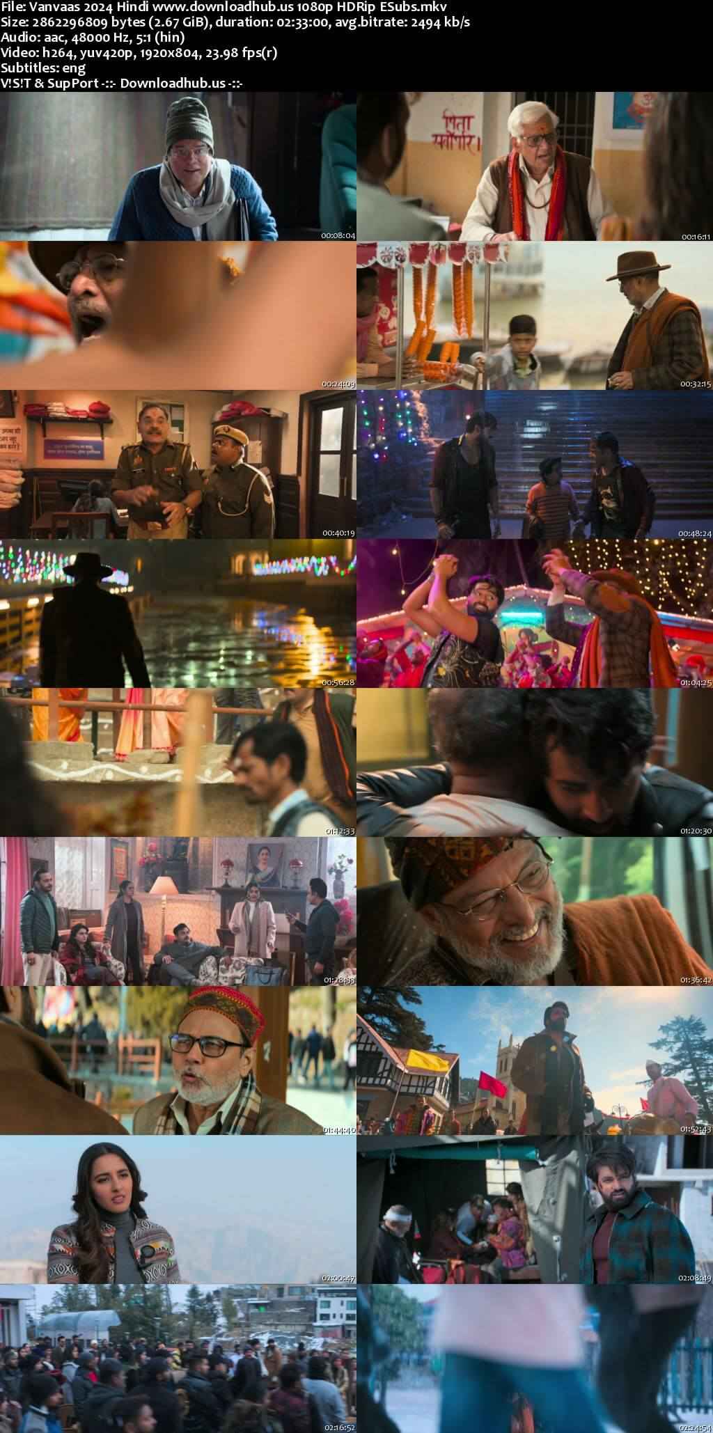 Vanvaas 2024 Hindi Movie DD5.1 4k 1080p 720p 480p HDRip ESubs x264 HEVC