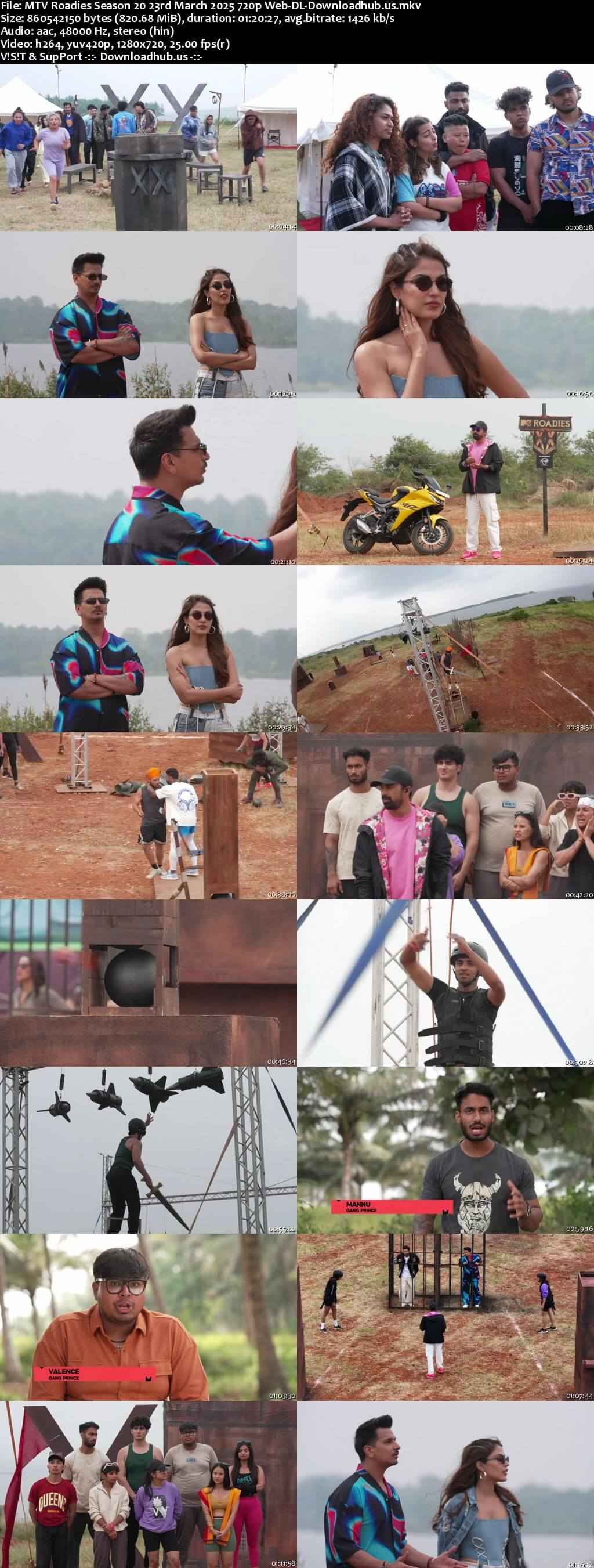 MTV Roadies Season 20 23 March 2025 Episode 22 Web-DL 720p 480p MTV Roadies Season 20 23 March 2025 Episode 22 Web-DL 720p 480p