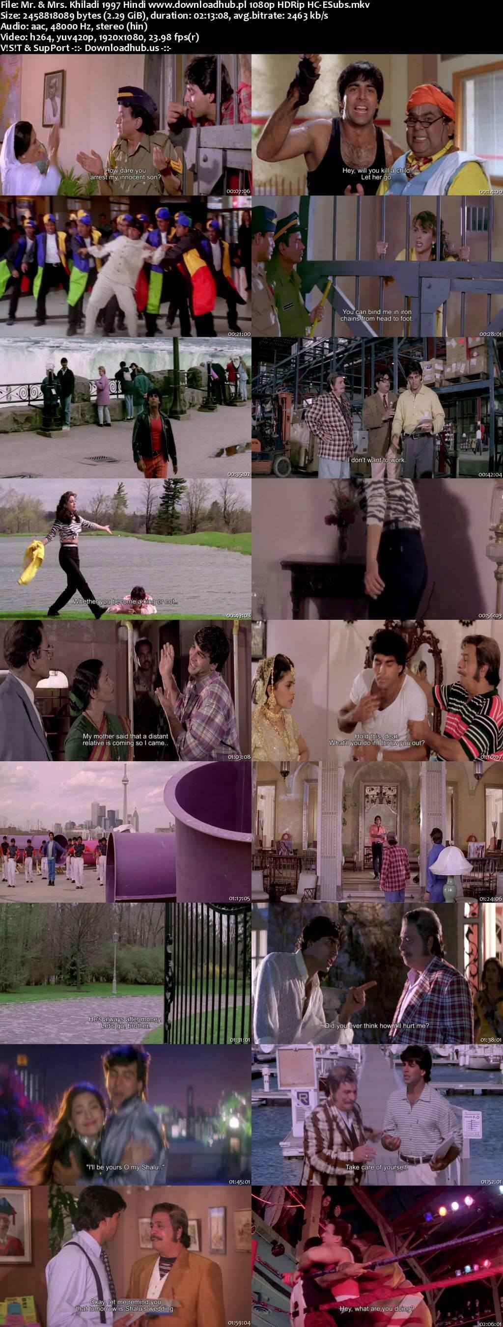 Mr. & Mrs. Khiladi 1997 Hindi Movie DD2.0 1080p 720p 480p HDRip HC-ESubs x264 HEVC Mr. & Mrs. Khiladi 1997 Hindi Movie DD2.0 1080p 720p 480p HDRip HC-ESubs x264 HEVC