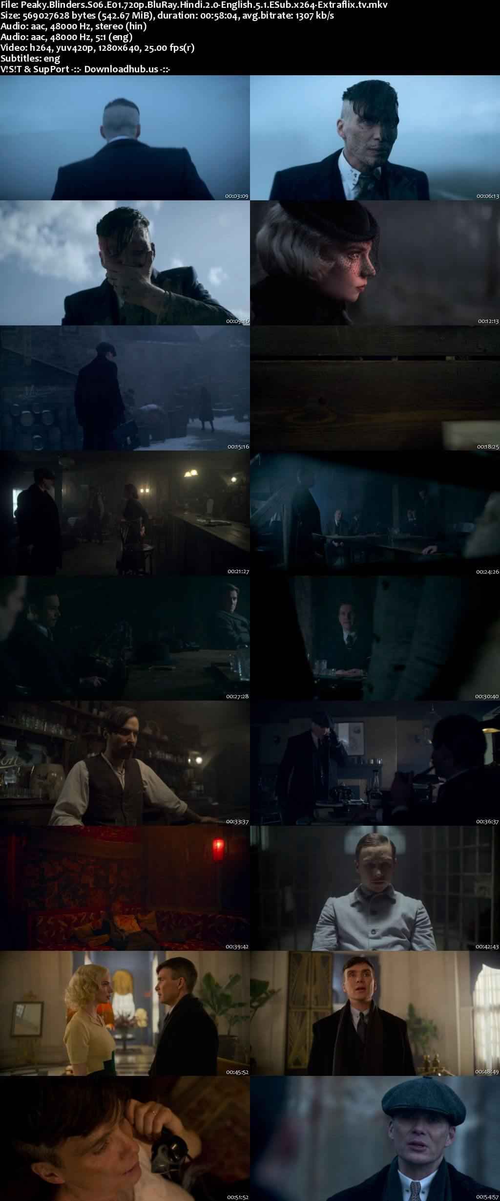 Peaky Blinders 2022 S06 Complete Hindi Dual Audio 1080p 720p 480p BluRay ESubs