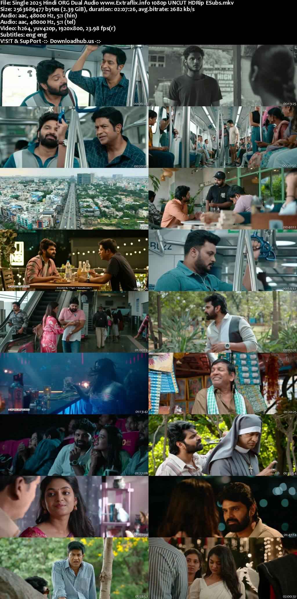 Single 2025 Hindi ORG Dual Audio Movie DD5.1 4k 1080p 720p 480p UNCUT HDRip ESubs x264 HEVC