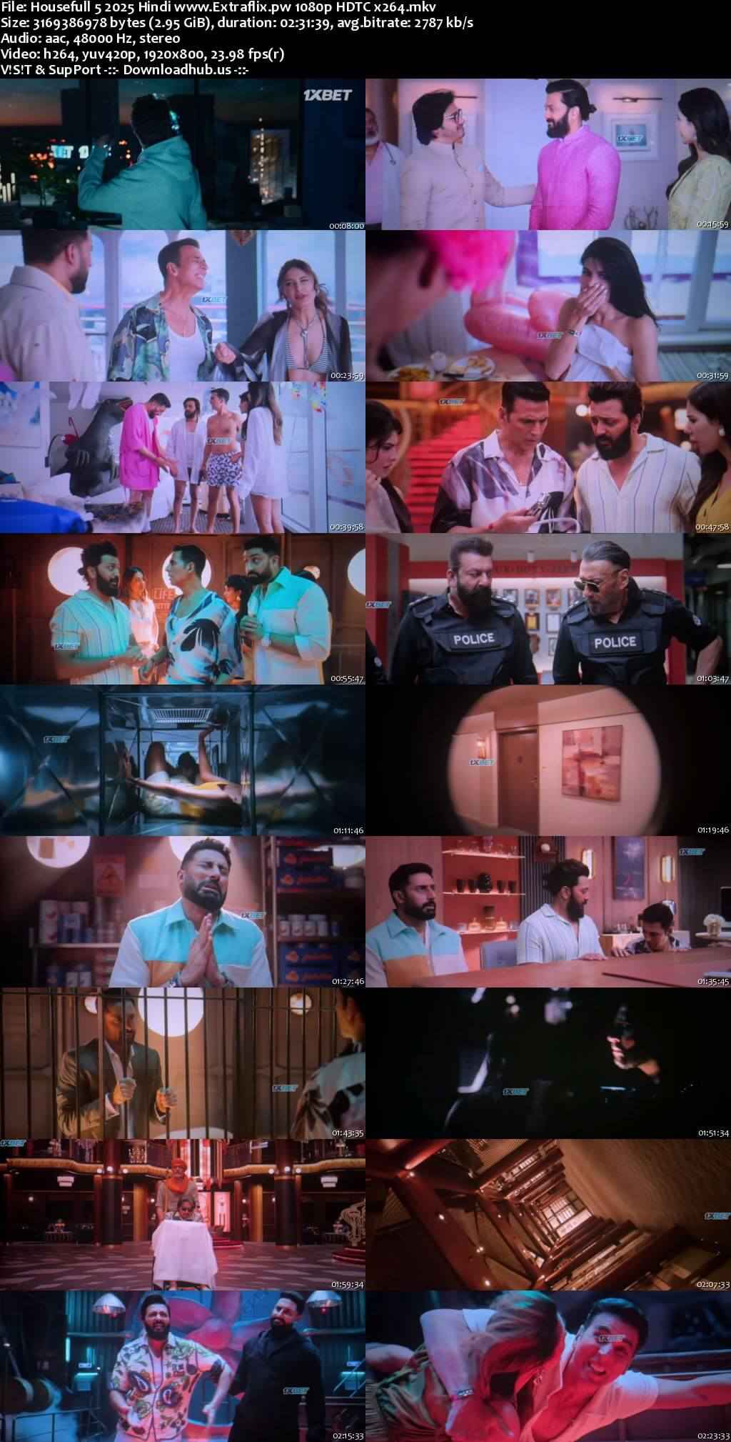 Housefull 5 2025 Hindi Movie 1080p 720p 480p HDTC x264 HEVC