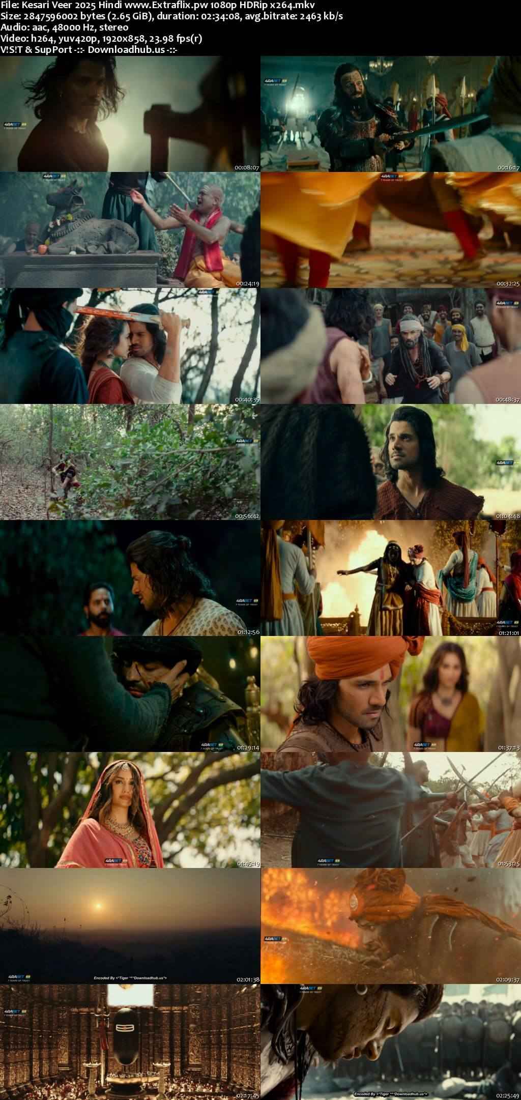 Kesari Veer 2025 Hindi Movie DD2.0 1080p 720p 480p HDRip x264 HEVC Kesari Veer 2025 Hindi Movie DD2.0 1080p 720p 480p HDRip x264 HEVC