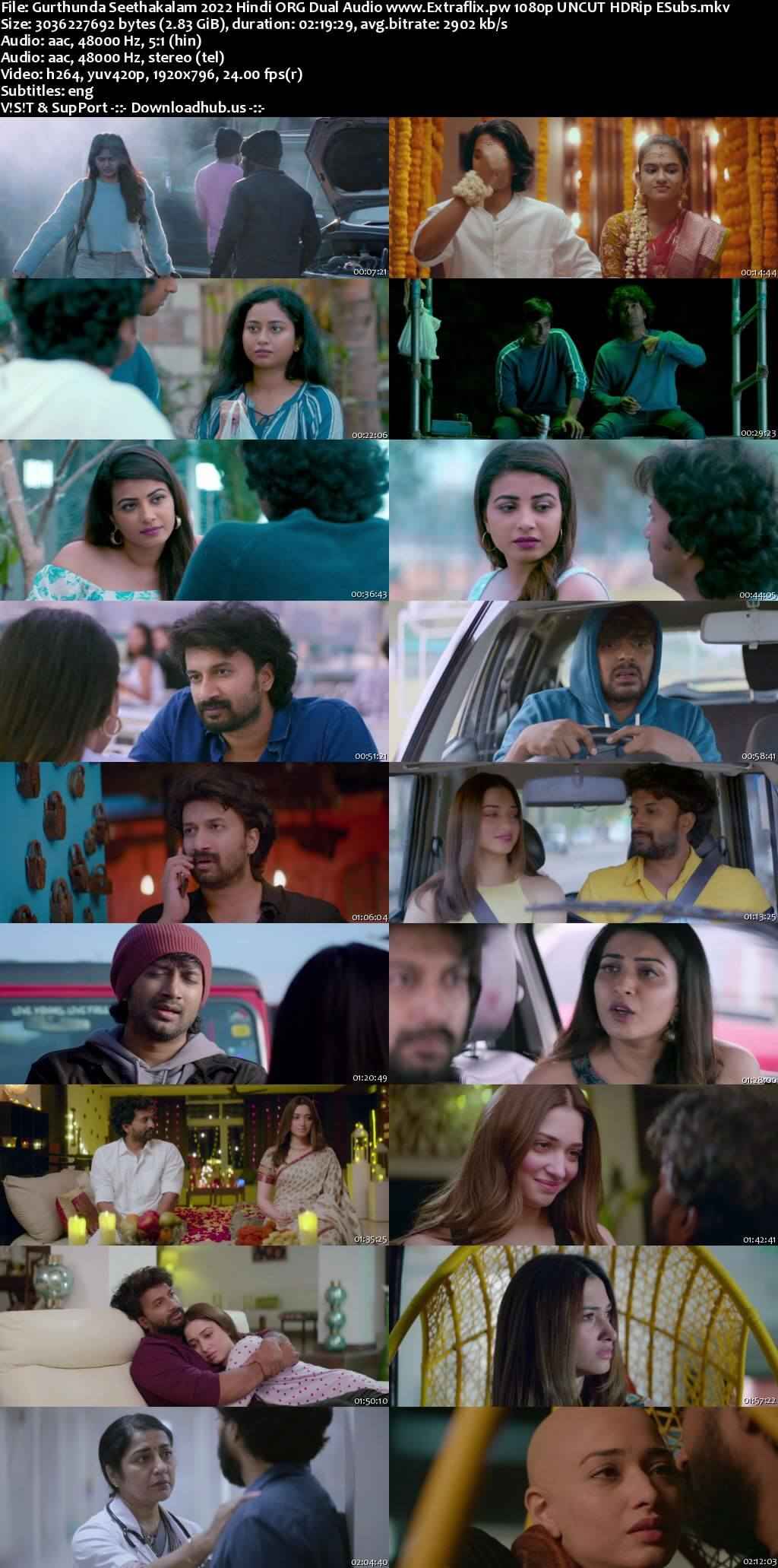 Gurthunda Seethakalam 2022 Hindi ORG Dual Audio Movie DD5.1 1080p 720p 480p UNCUT HDRip ESubs x264 HEVC