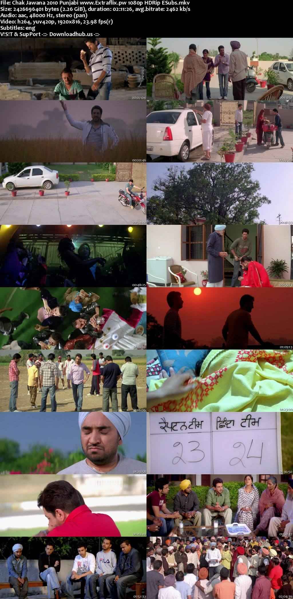 Chak Jawana 2010 Punjabi Movie DD2.0 1080p 720p 480p HDRip ESubs x264 HEVC