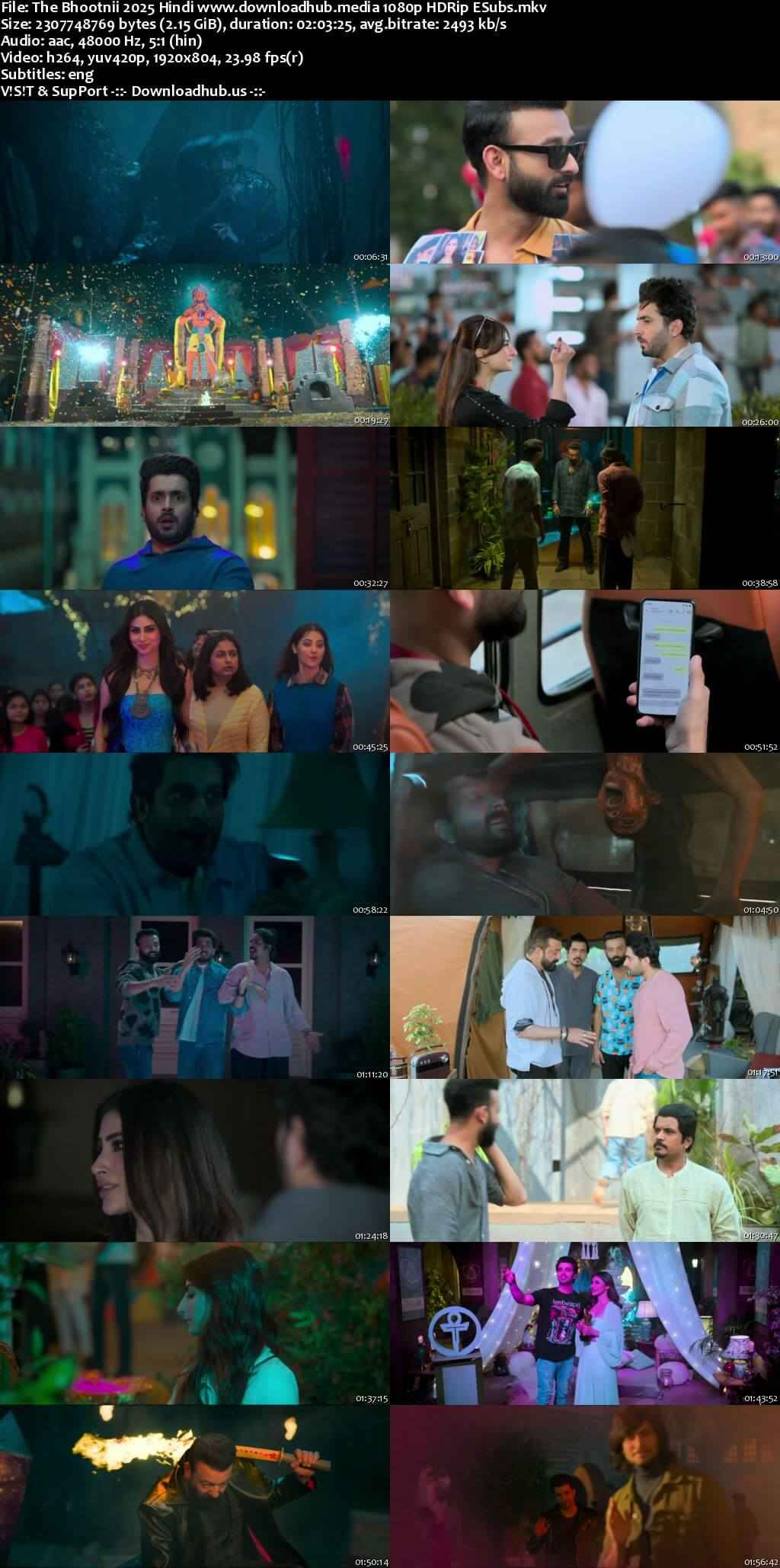 The Bhootnii 2025 Hindi Movie DD5.1 4k 1080p 720p 480p HDRip ESubs x264 HEVC