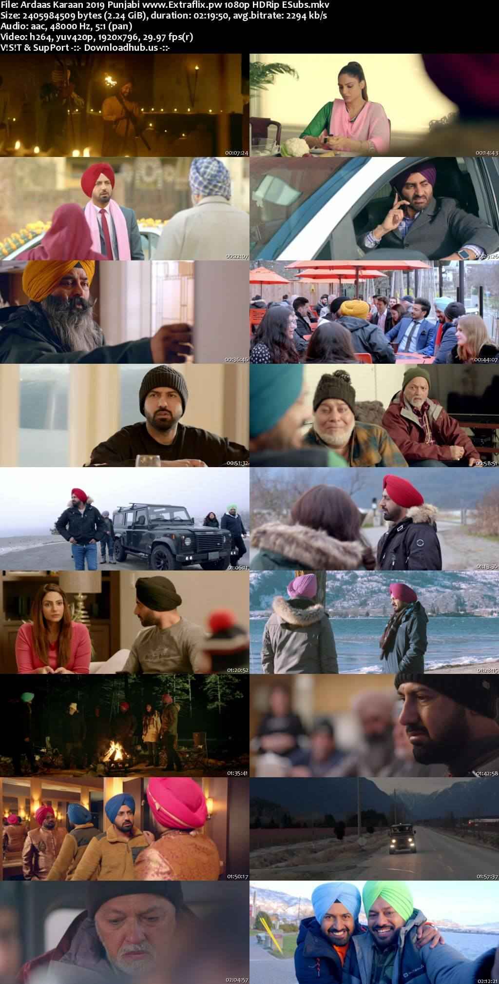 Ardaas Karaan 2019 Punjabi Movie DD5.1 1080p 720p 480p HDRip ESubs x264 HEVC