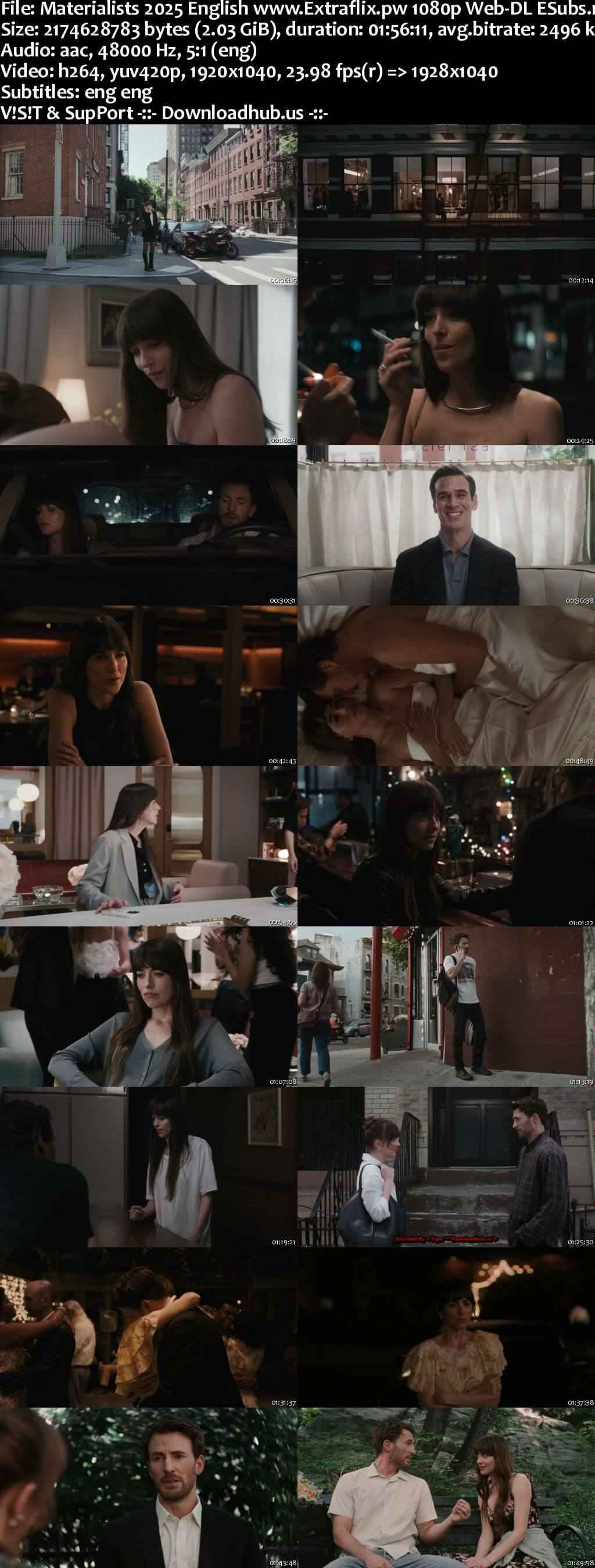 Materialists 2025 English Movie DD5.1 4k 1080p 720p 480p Web-DL ESubs HEVC