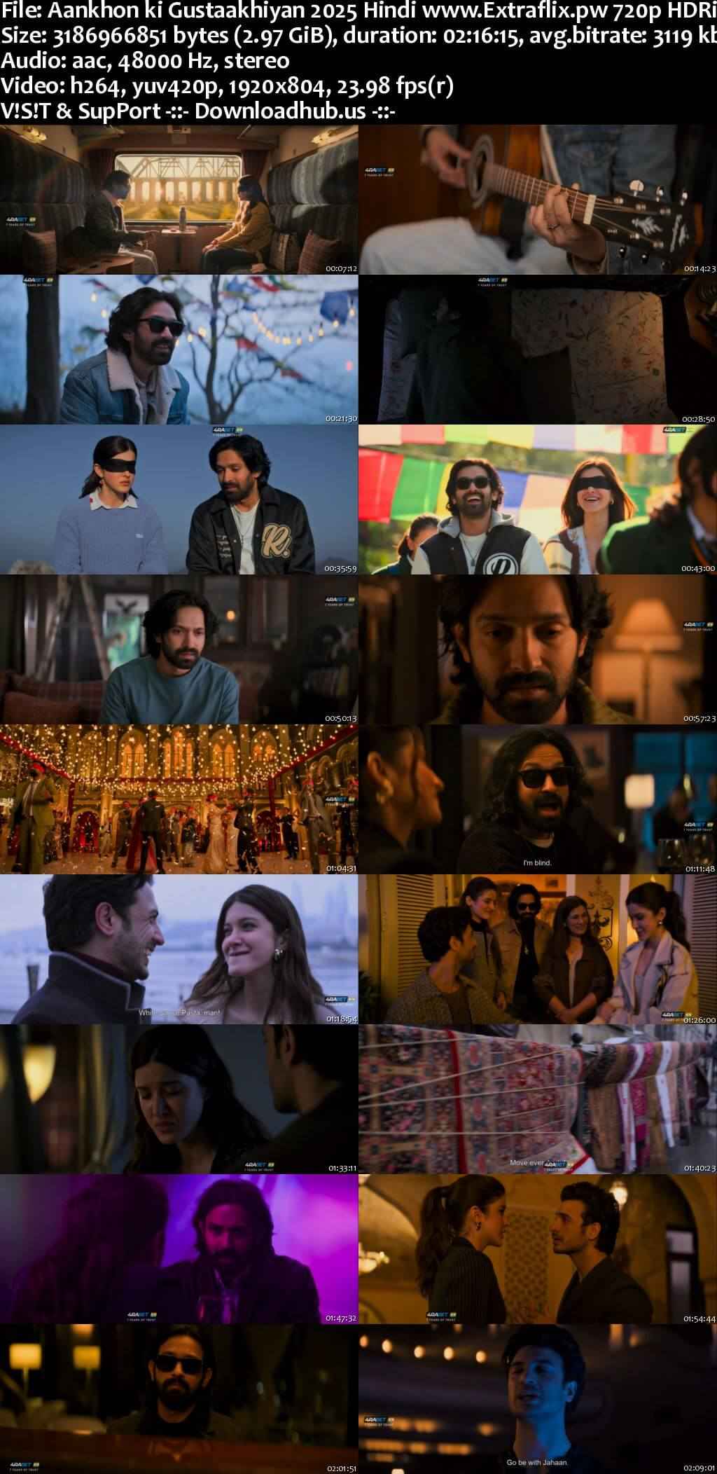 Aankhon ki Gustaakhiyan 2025 Hindi Movie DD2.0 1080p 720p 480p HDRip x264 HEVC