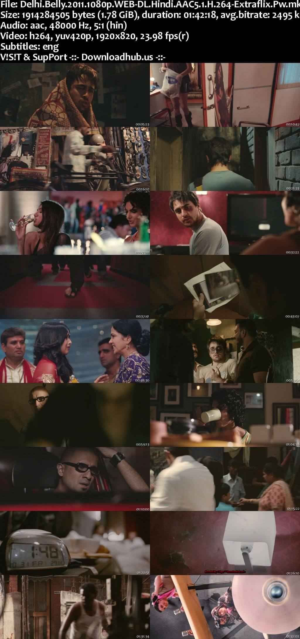 Delhi Belly 2011 Hindi Movie DD5.1 1080p 720p 480p HDRip ESubs x264 HEVC