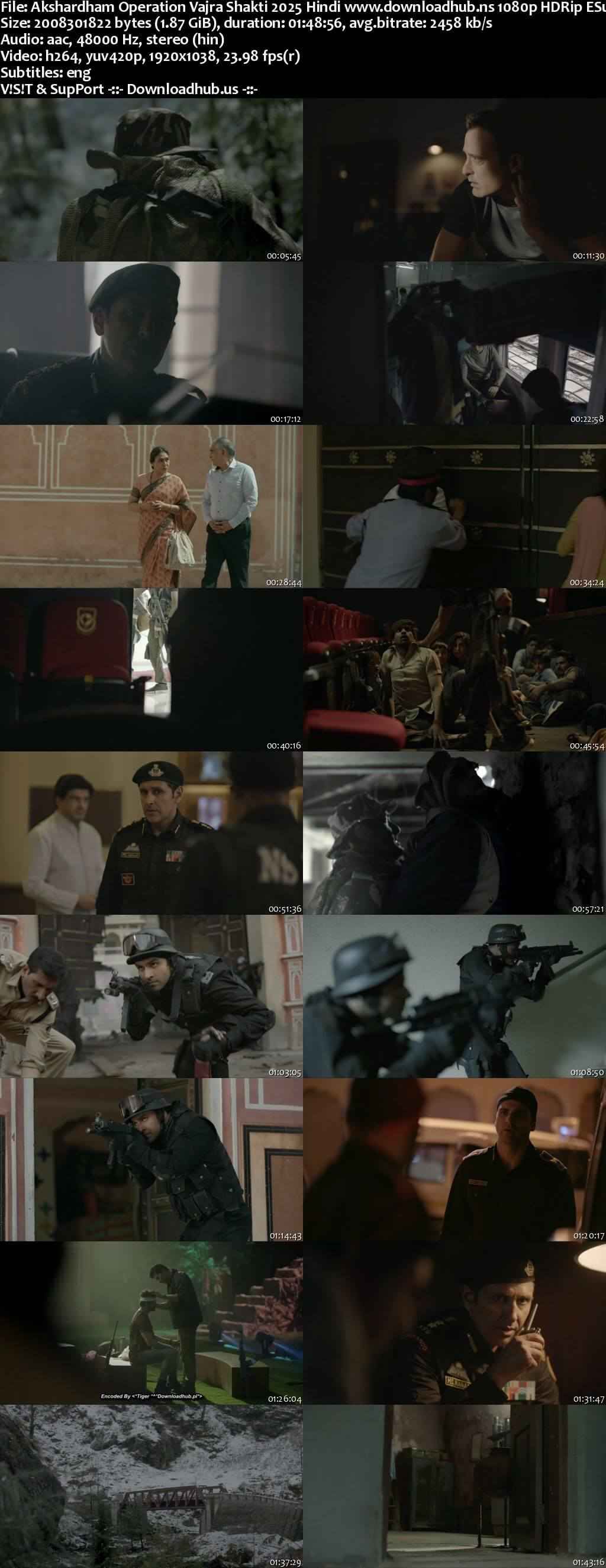 Akshardham Operation Vajra Shakti 2025 Hindi Movie DD2.0 1080p 720p 480p HDRip ESubs x264 HEVC