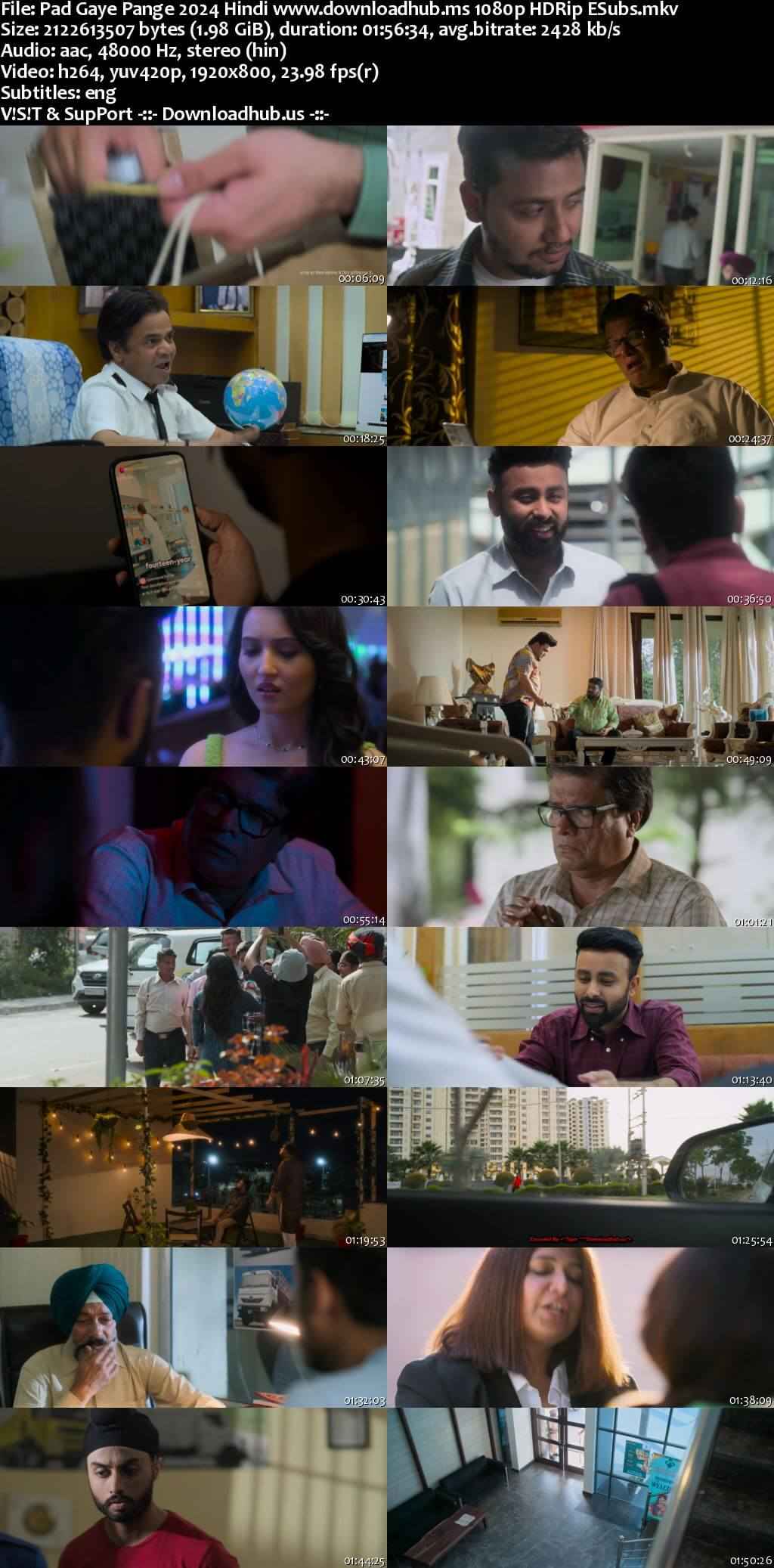 Pad Gaye Pange 2024 Hindi Movie DD2.0 1080p 720p 480p HDRip ESubs x264 HEVC