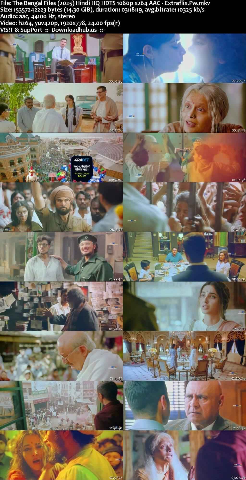 The Bengal Files 2025 Hindi Movie 1080p 720p 480p HDTS x264 HEVC