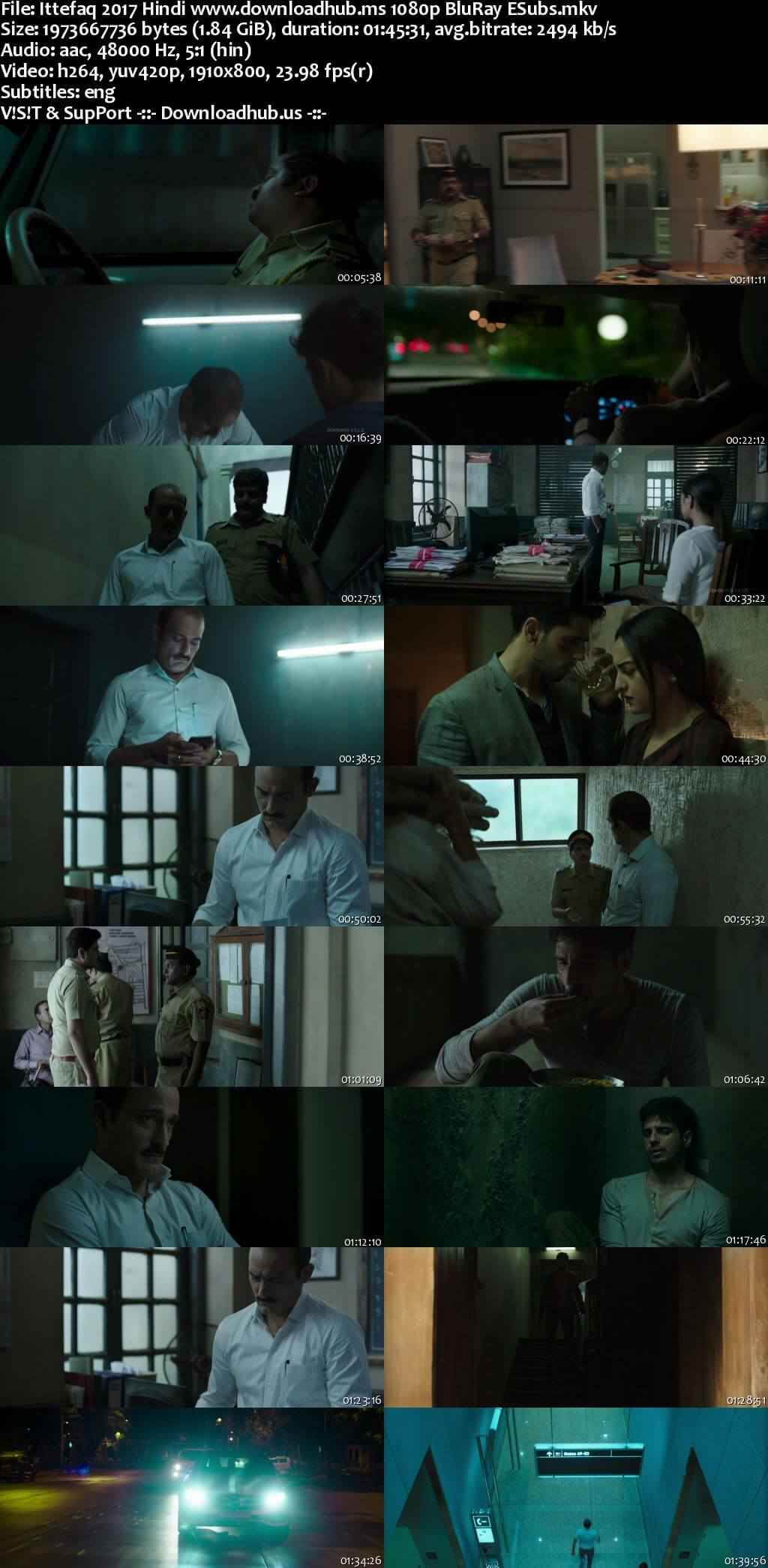 Ittefaq 2017 Hindi Movie DD5.1 4k 1080p 720p 480p BluRay ESubs x264 HEVC