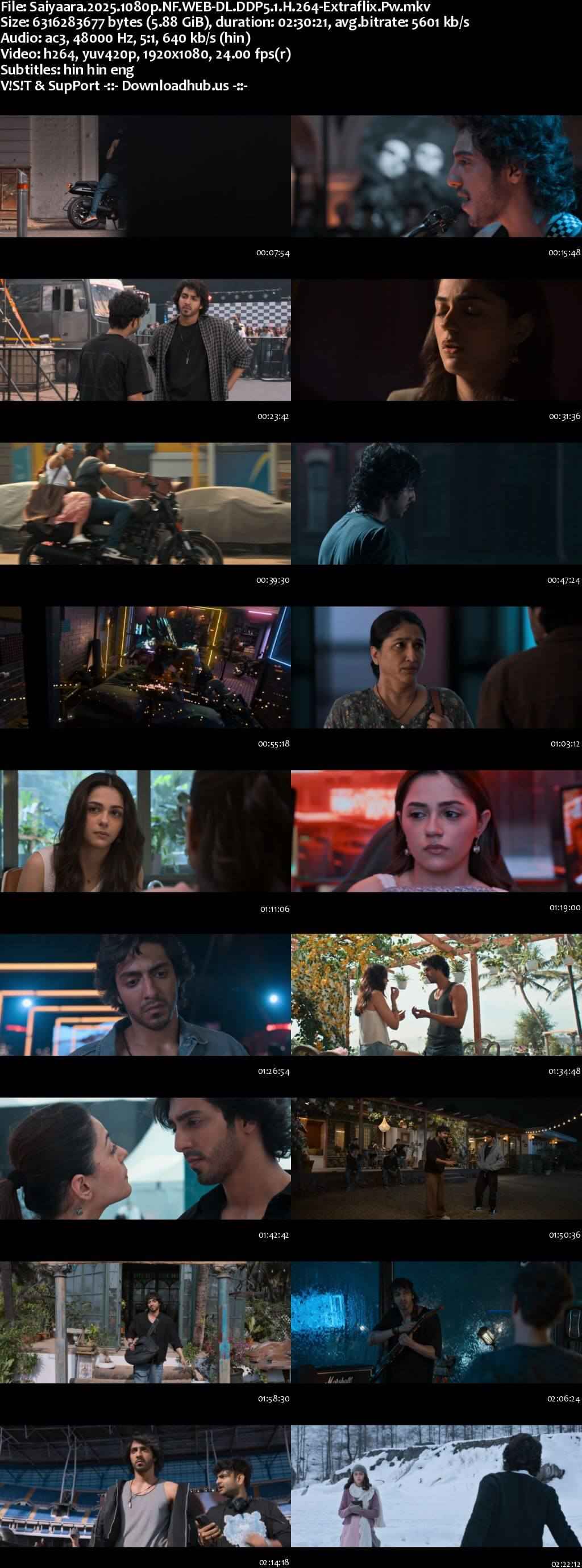 Saiyaara 2025 Hindi Movie DD5.1 4k 1080p 720p 480p HDRip ESubs x264 HEVC Saiyaara 2025 Hindi Movie DD5.1 4k 1080p 720p 480p HDRip ESubs x264 HEVC