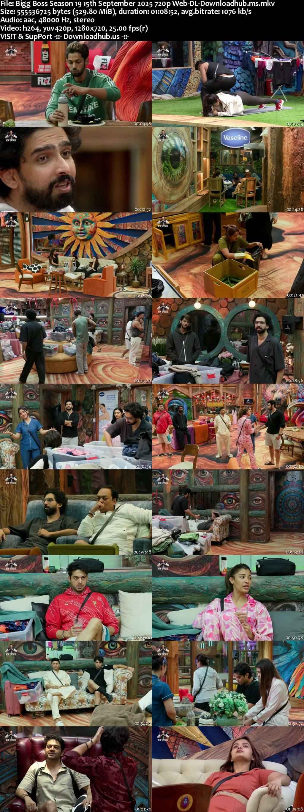Bigg Boss Season 19 15 September 2025 Episode 23 Web-DL 720p 480p