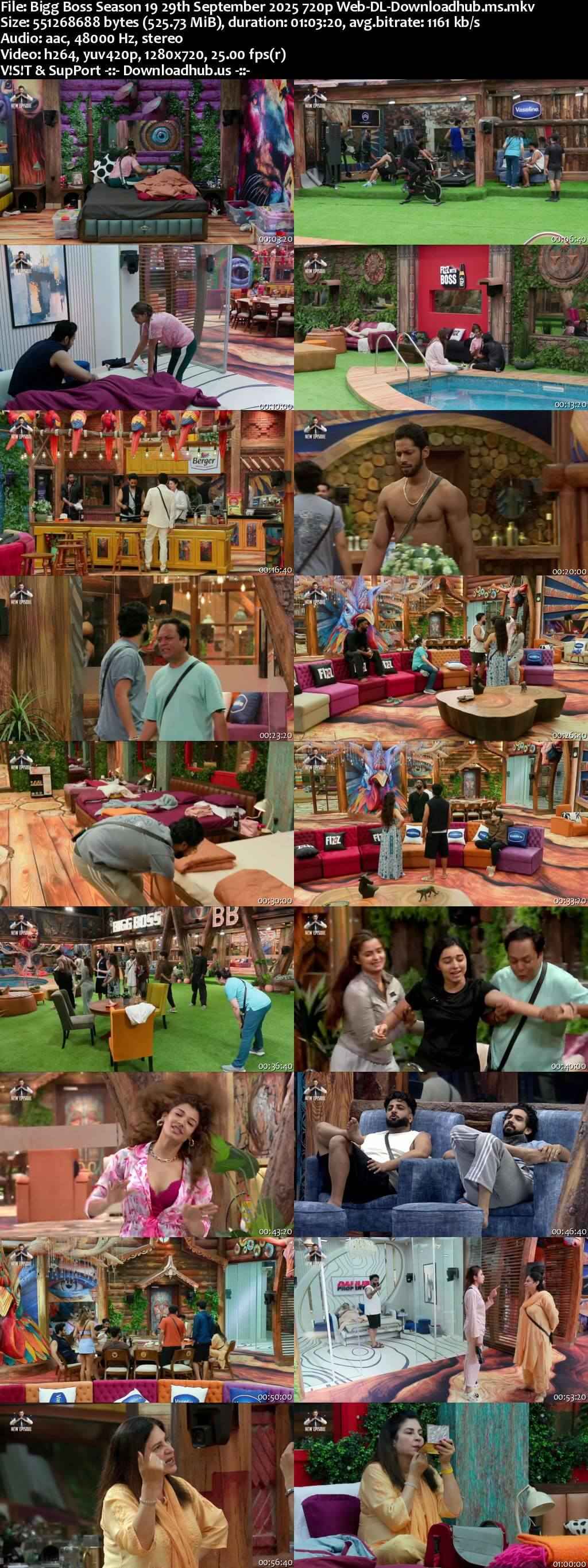 Bigg Boss Season 19 29 September 2025 Episode 37 Web-DL 720p 480p