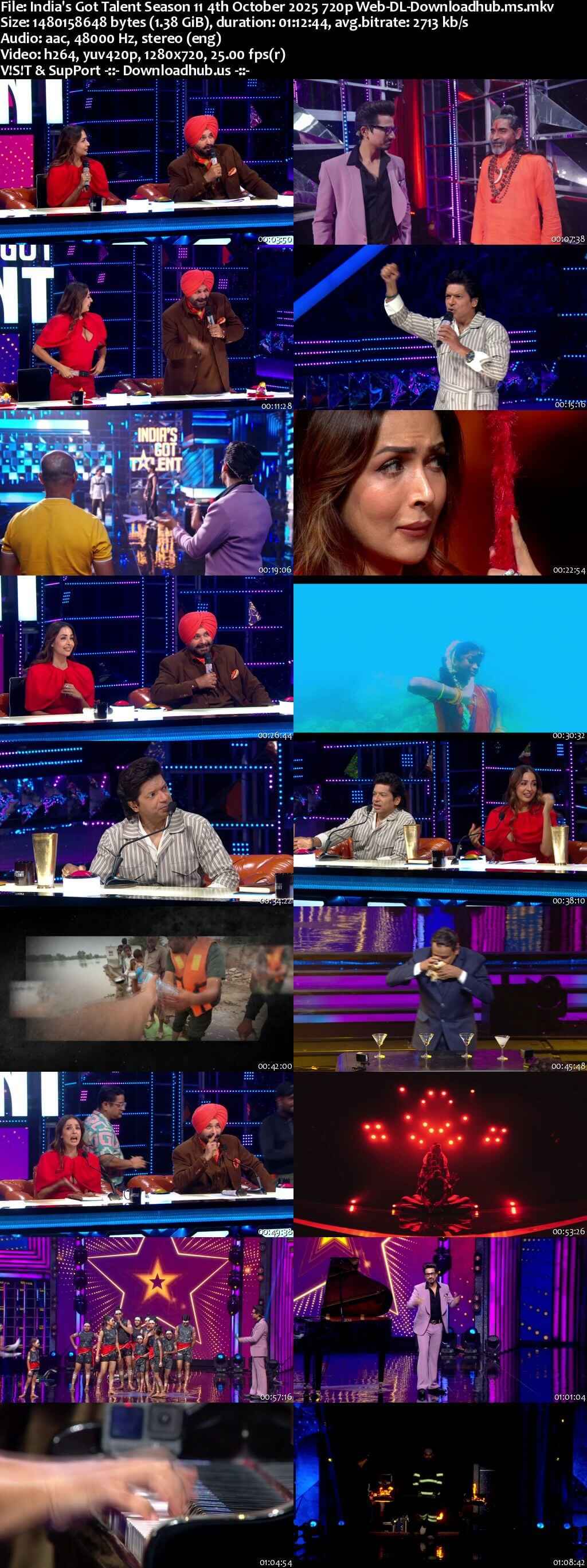 India's Got Talent Season 11 4 October 2025 Episode 1 Web-DL 720p 480p India's Got Talent Season 11 4 October 2025 Episode 1 Web-DL 720p 480p