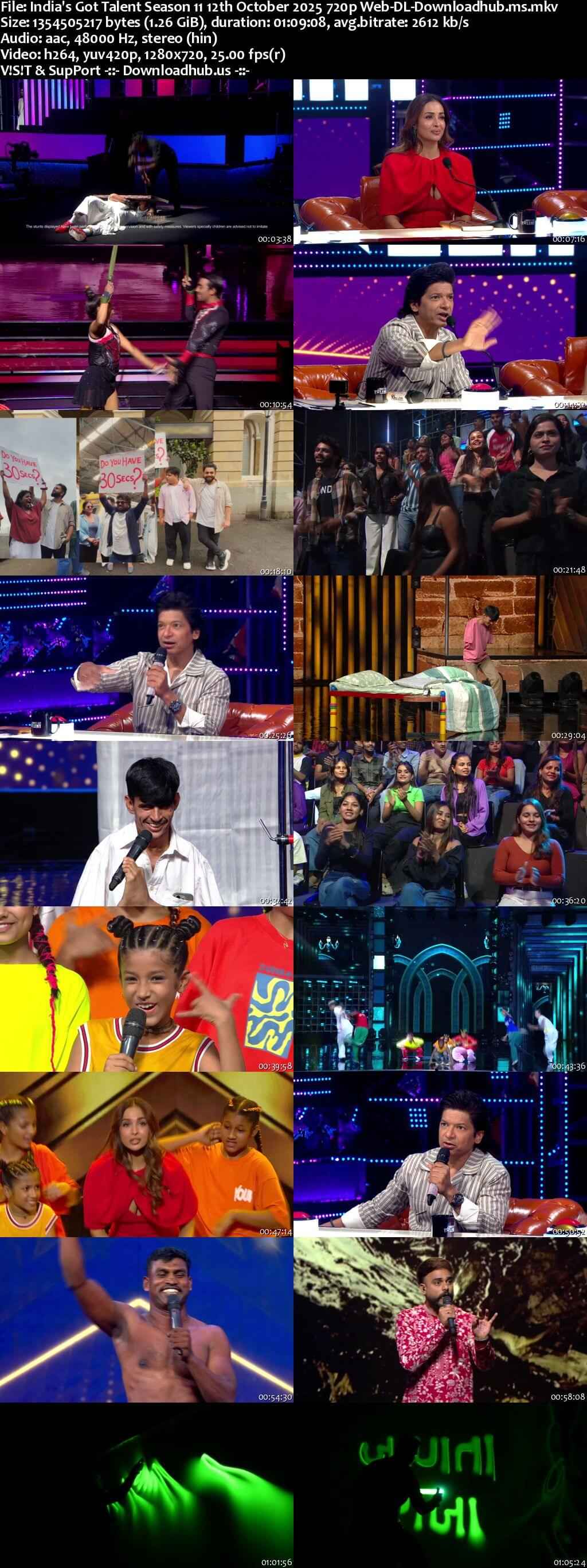 India's Got Talent Season 11 12 October 2025 Episode 4 Web-DL 720p 480p India's Got Talent Season 11 12 October 2025 Episode 4 Web-DL 720p 480p