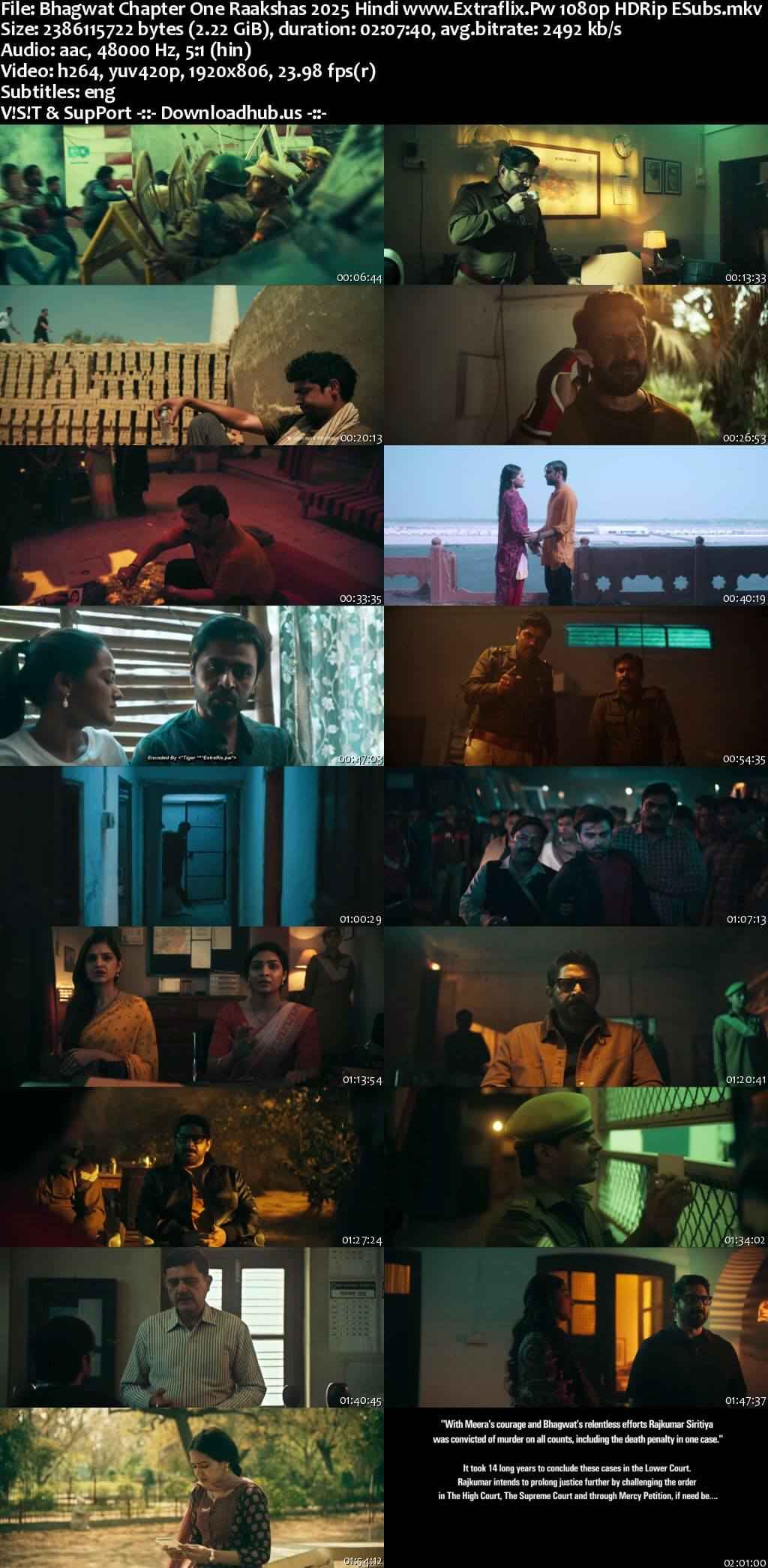 Bhagwat Chapter One Raakshas 2025 Hindi Movie DD5.1 4k 1080p 720p 480p HDRip ESubs x264 HEVC