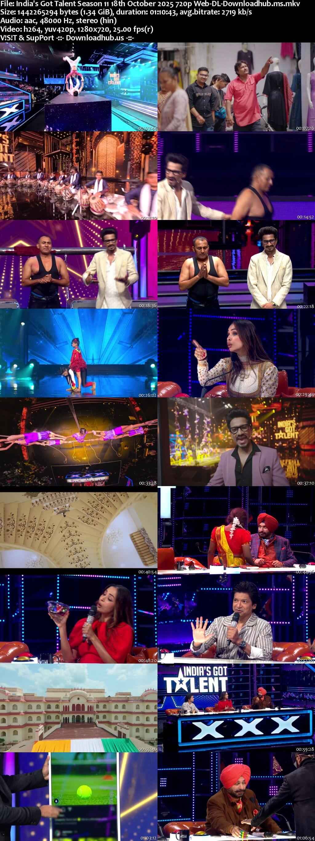 India's Got Talent Season 11 18 October 2025 Episode 5 Web-DL 720p 480p India's Got Talent Season 11 18 October 2025 Episode 5 Web-DL 720p 480p
