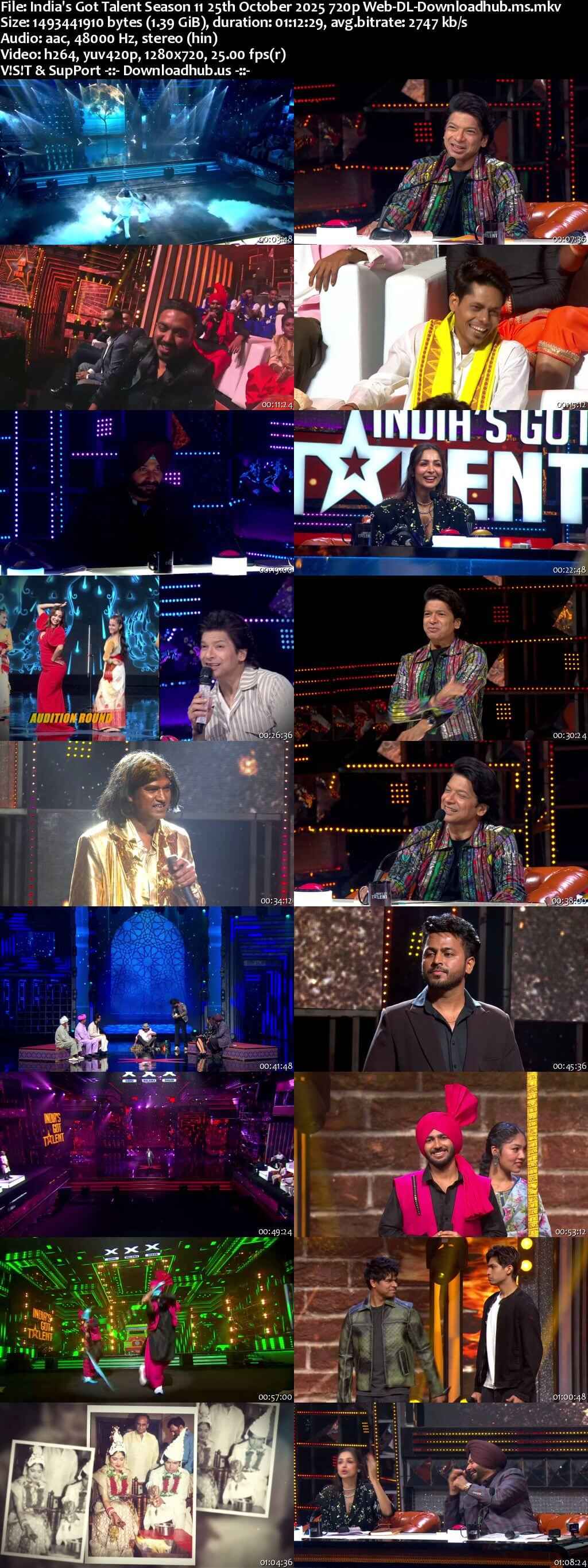 India's Got Talent Season 11 25 October 2025 Episode 7 Web-DL 720p 480p India's Got Talent Season 11 25 October 2025 Episode 7 Web-DL 720p 480p
