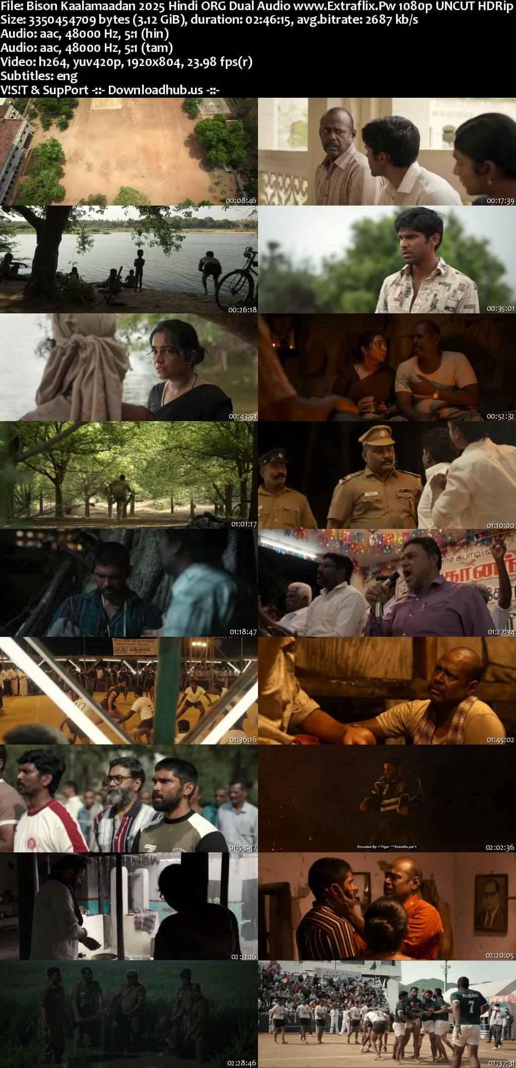 Bison Kaalamaadan 2025 Hindi ORG Dual Audio Movie DD5.1 4k 1080p 720p 480p UNCUT HDRip ESubs x264 HEVC Bison Kaalamaadan 2025 Hindi ORG Dual Audio Movie DD5.1 4k 1080p 720p 480p UNCUT HDRip ESubs x264 HEVC