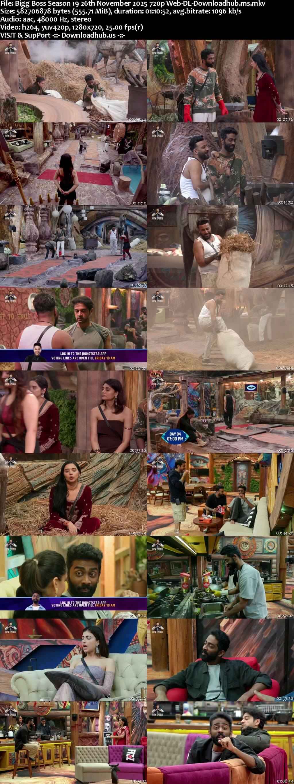 Bigg Boss Season 19 26 November 2025 Episode 95 Web-DL 720p 480p Bigg Boss Season 19 26 November 2025 Episode 95 Web-DL 720p 480p