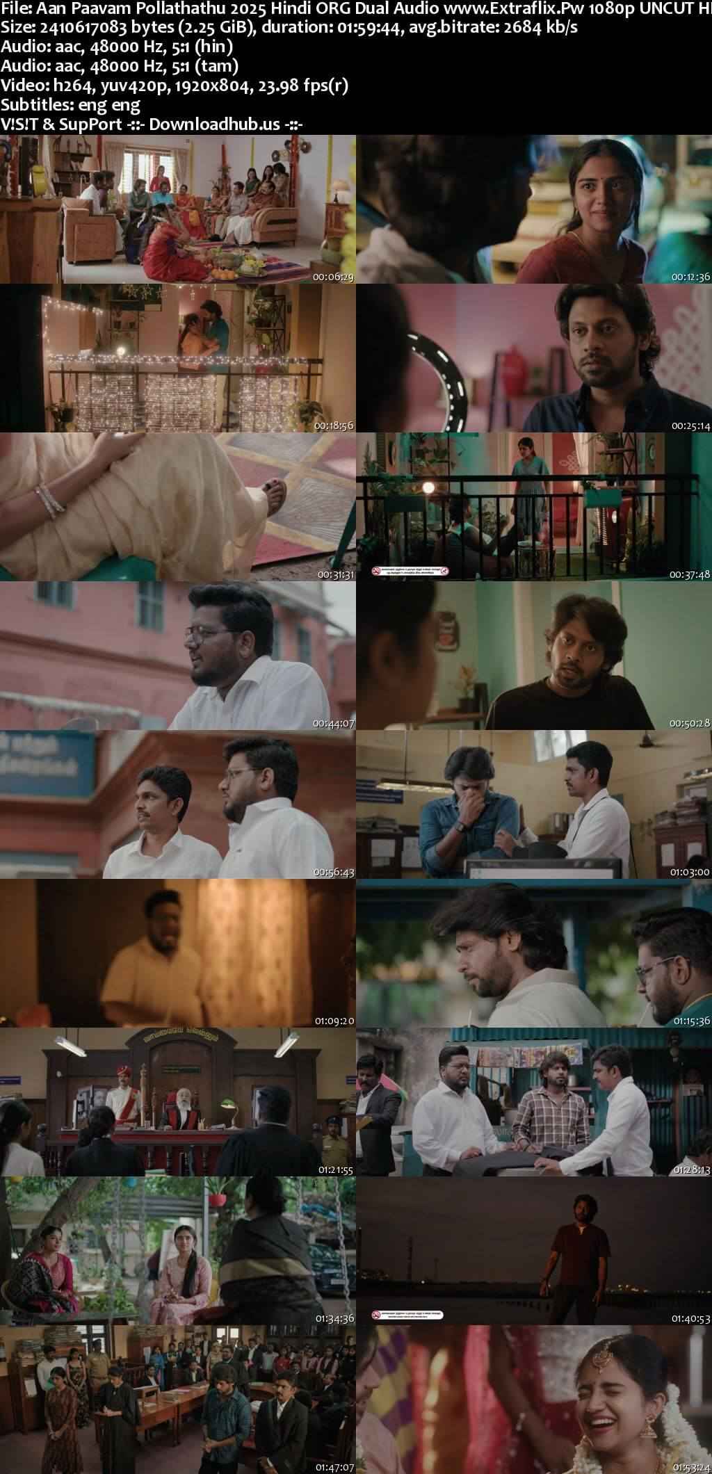 Aan Paavam Pollathathu 2025 Hindi ORG Dual Audio Movie DD5.1 4k 1080p 720p 480p UNCUT HDRip ESubs x264 HEVC