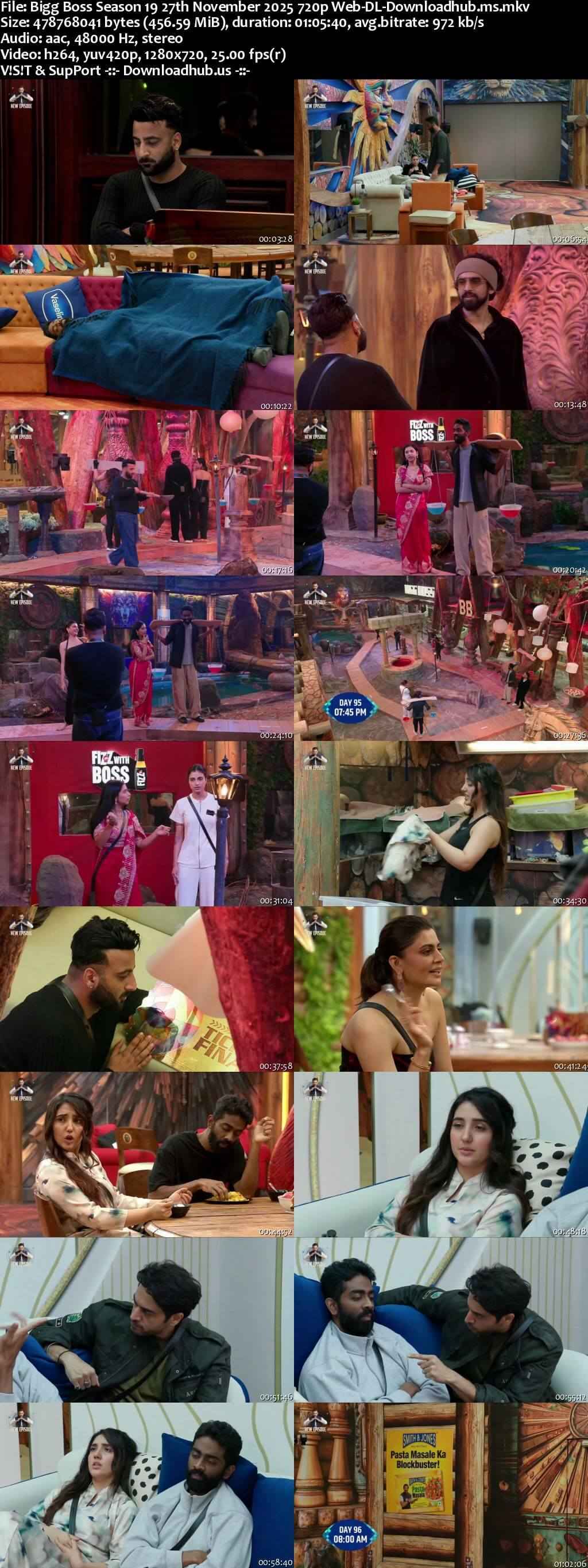 Bigg Boss Season 19 27 November 2025 Episode 96 Web-DL 720p 480p Bigg Boss Season 19 27 November 2025 Episode 96 Web-DL 720p 480p