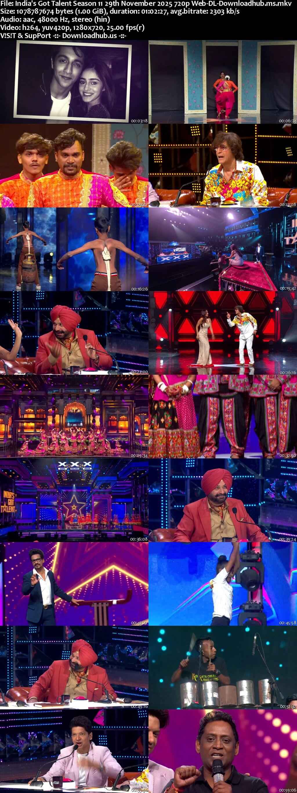 India's Got Talent Season 11 29 November 2025 Episode 17 Web-DL 720p 480p